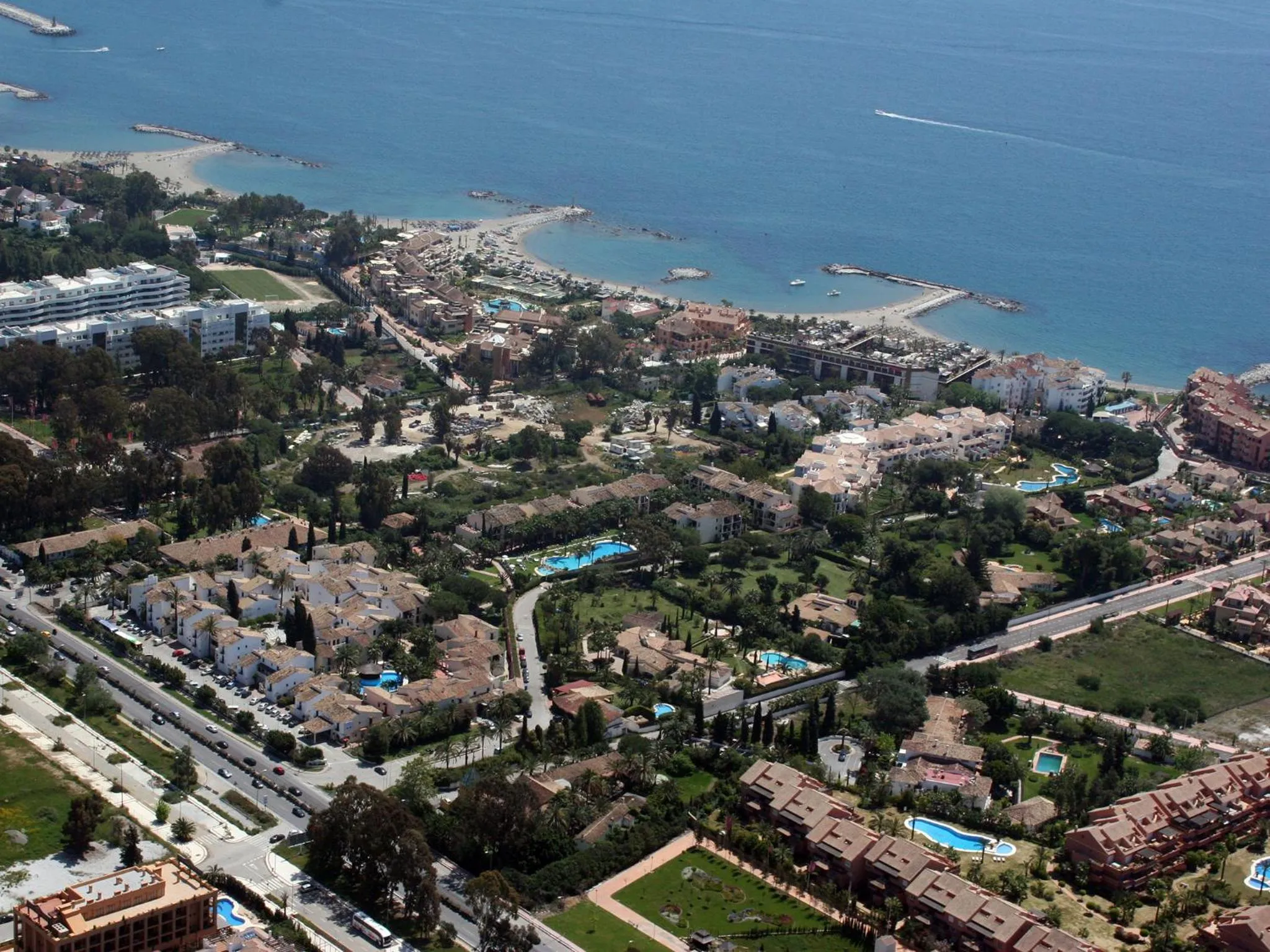 Bird's eye view in BlueBay Banús