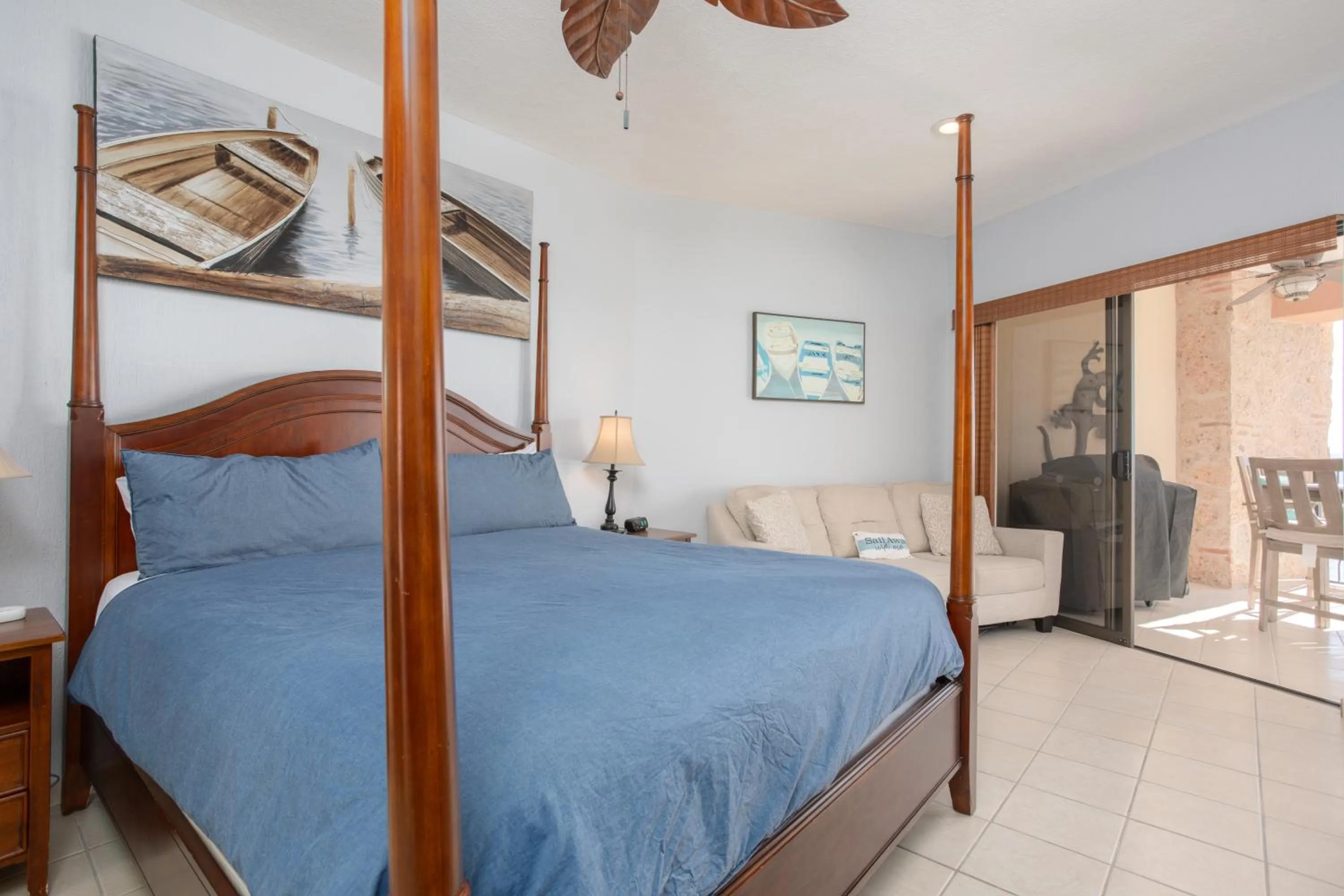 Bed in Sonoran Sea Resort BEACHFRONT Condo E203