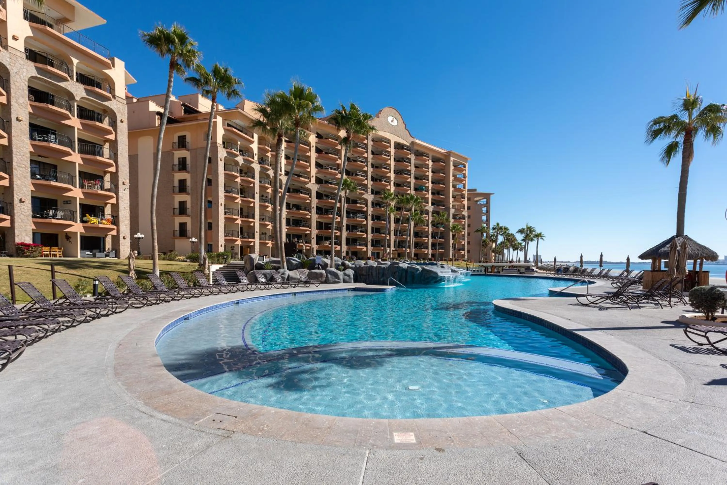 Patio in Sonoran Sea Resort BEACHFRONT Condo E203