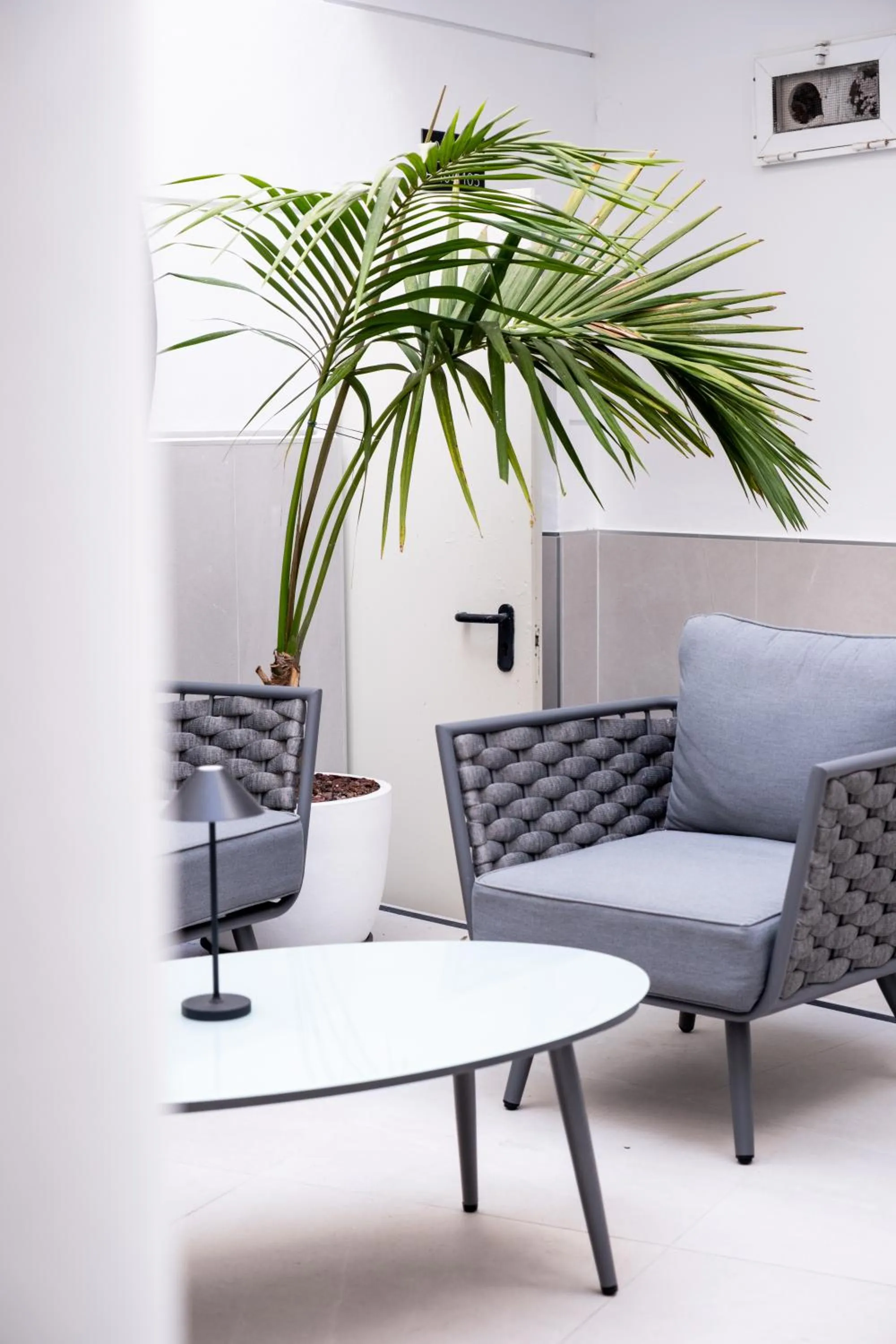 Patio in Hotel Puerta del Mar - Adults Recommended