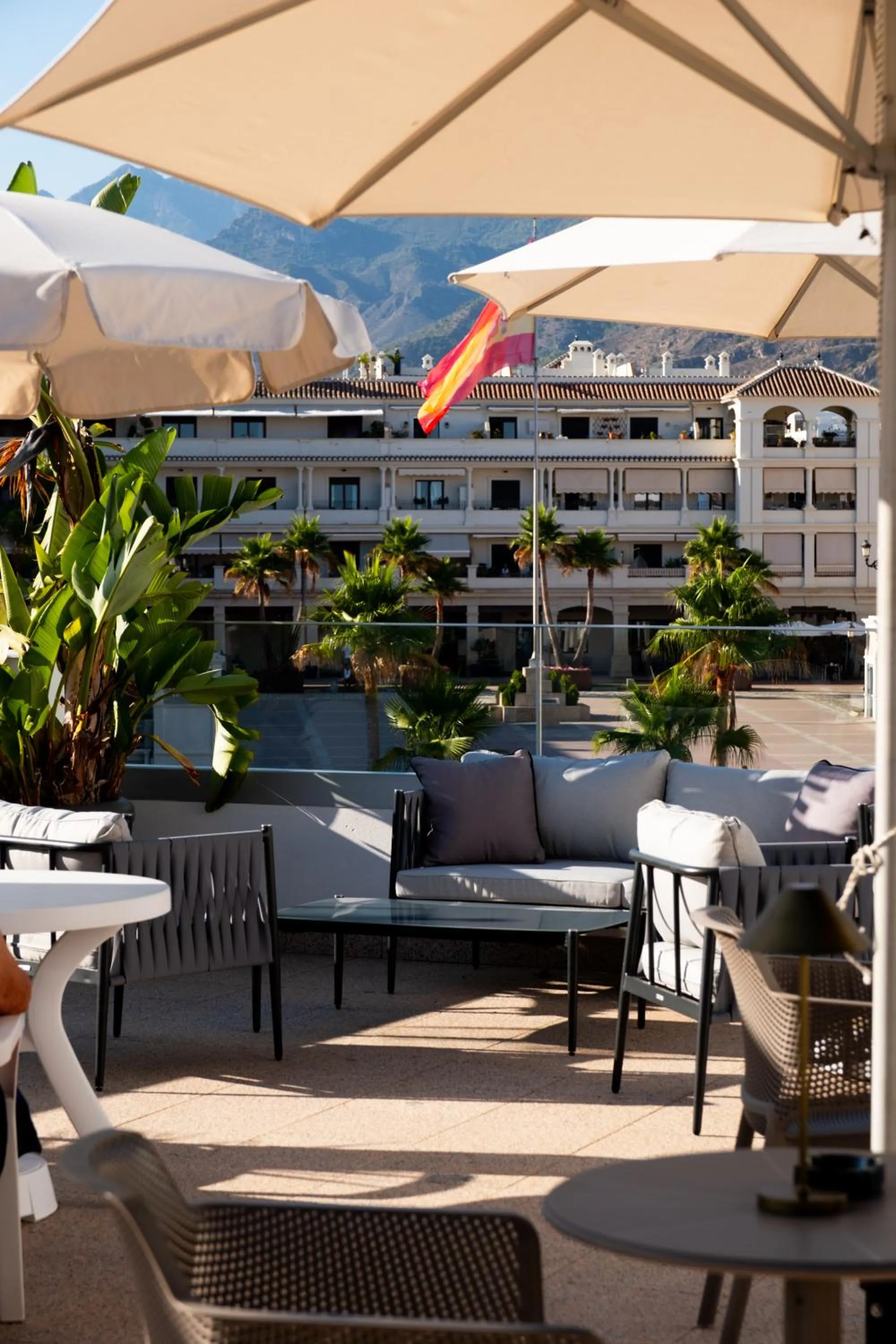 Balcony/Terrace in Hotel Puerta del Mar - Adults Recommended