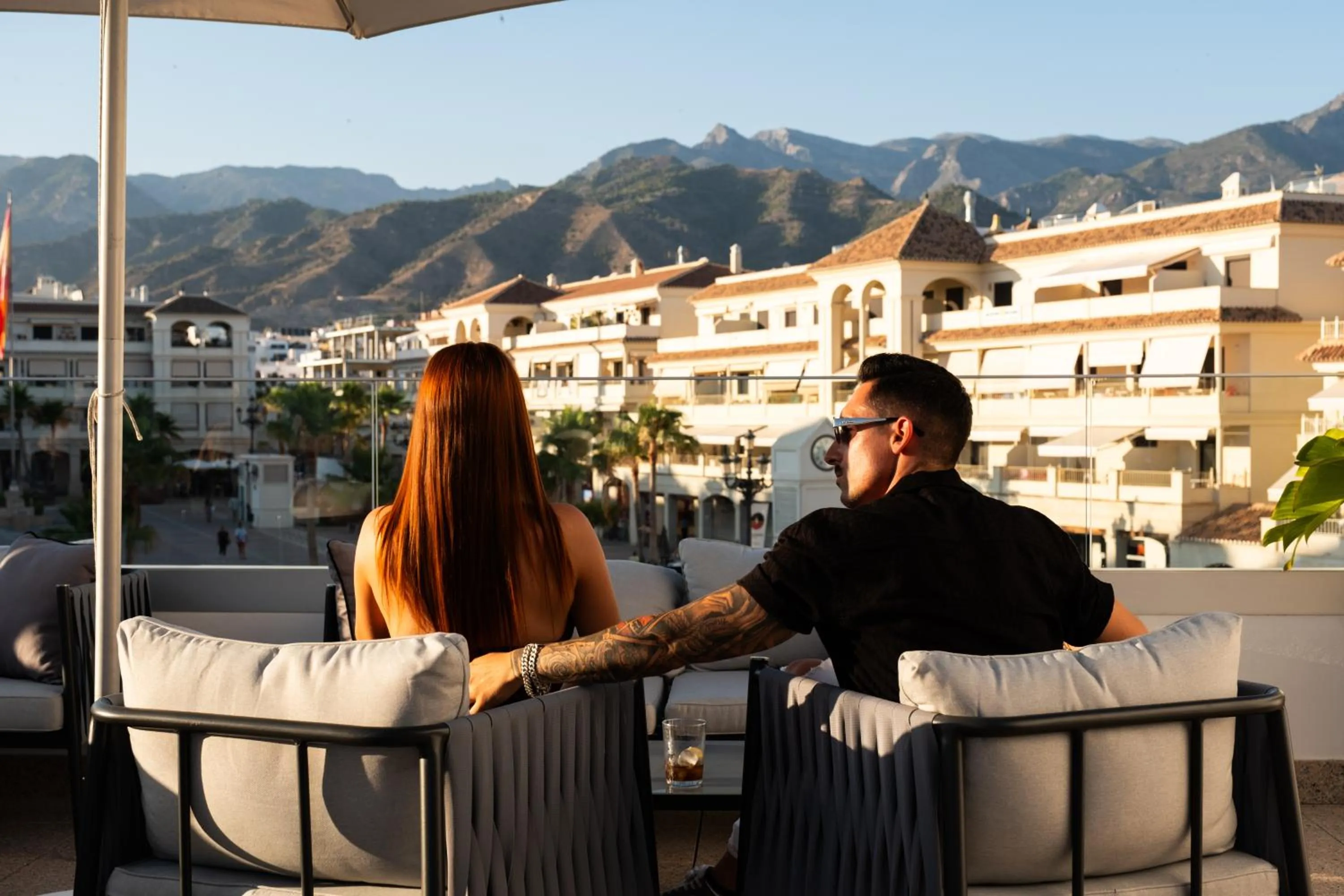 Balcony/Terrace in Hotel Puerta del Mar - Adults Recommended