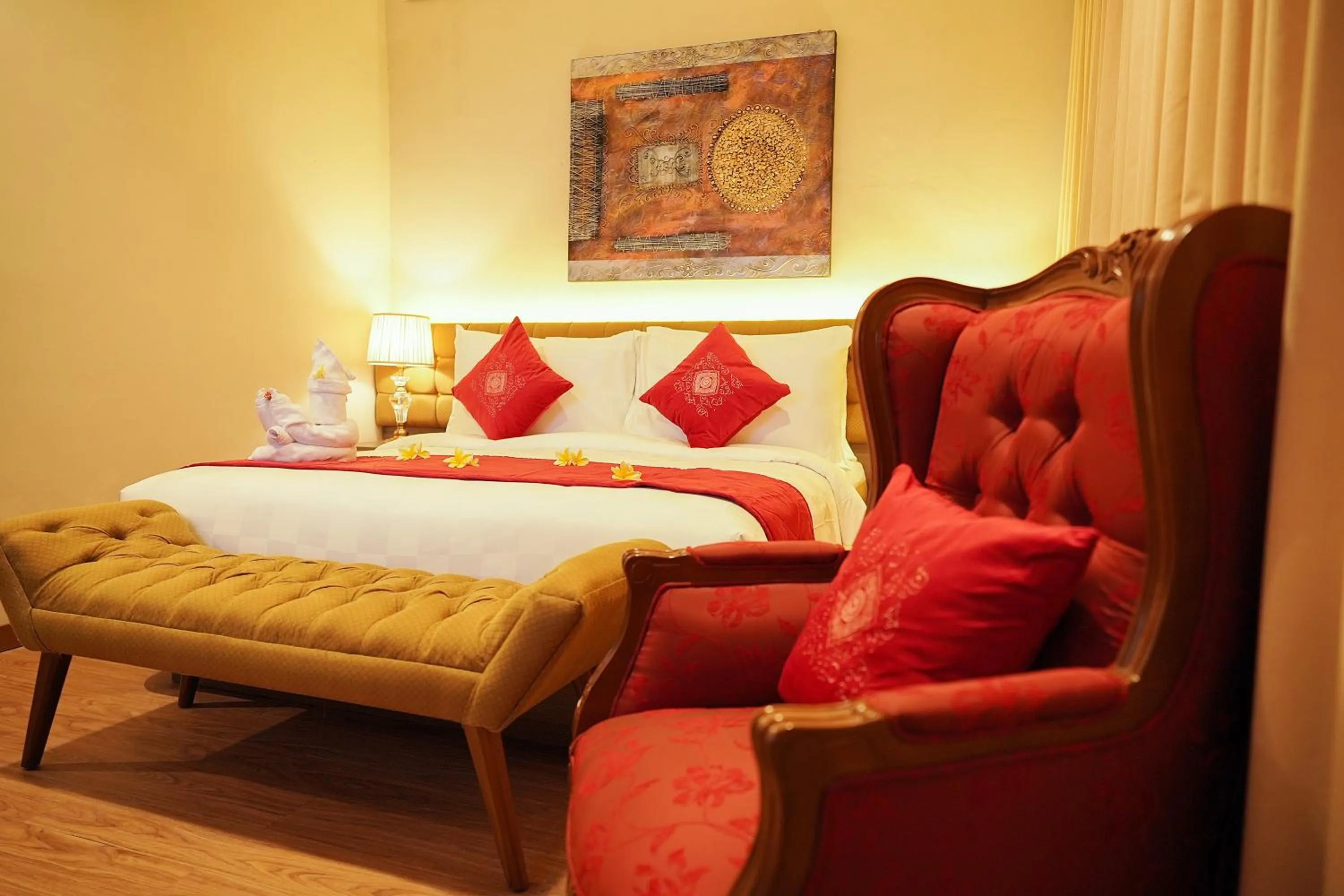 Bed in Ramada by Wyndham Yogyakarta