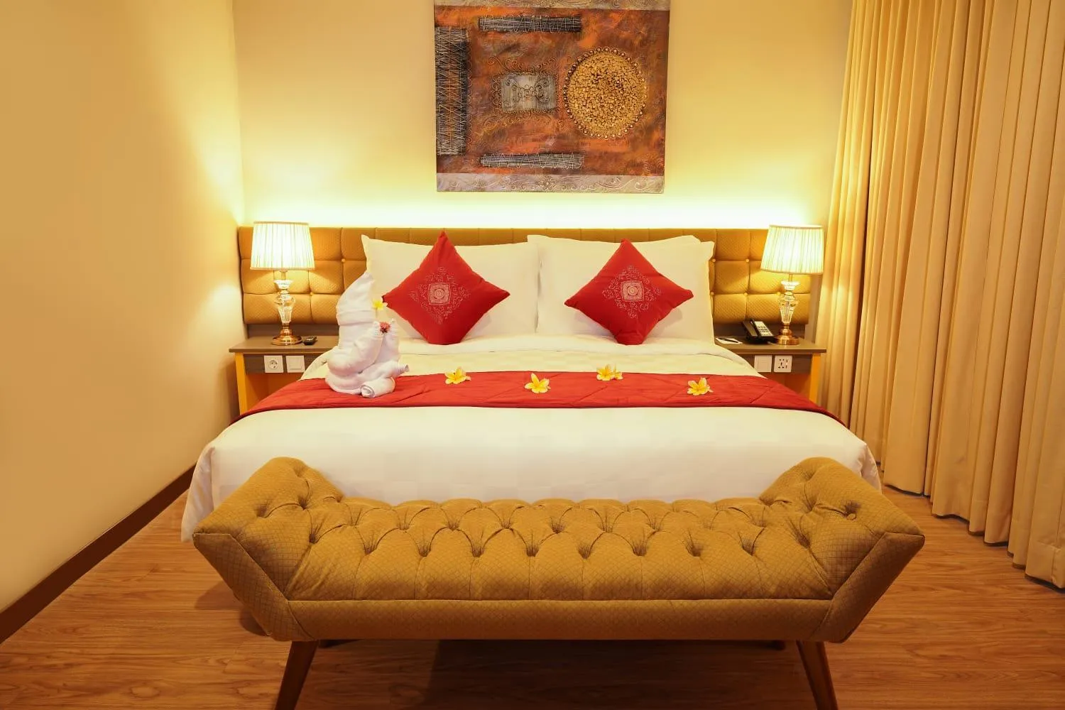 Bed in Ramada by Wyndham Yogyakarta