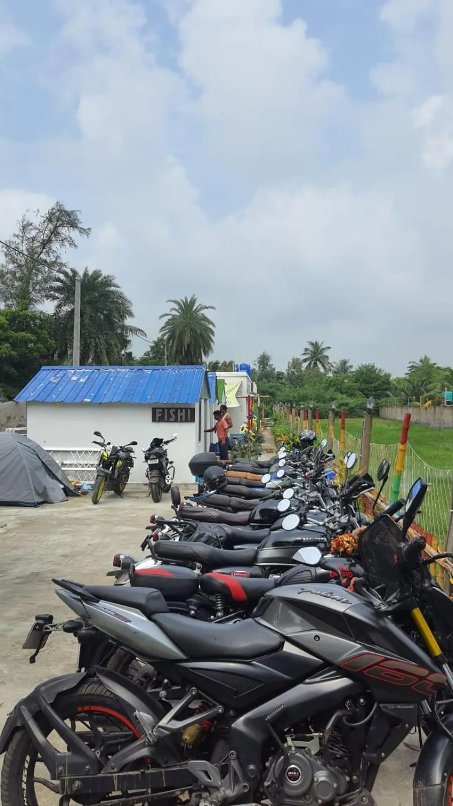 Cycling in Tapama Resort Bakkhali