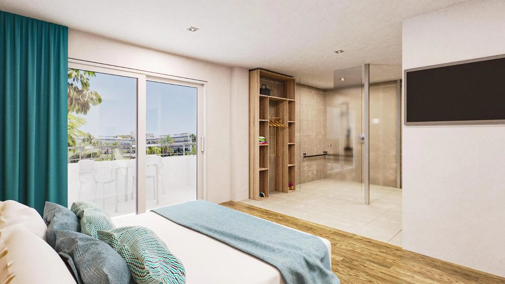 Photo of the whole room, Bed in MarSenses Rosa del Mar Hotel & Spa