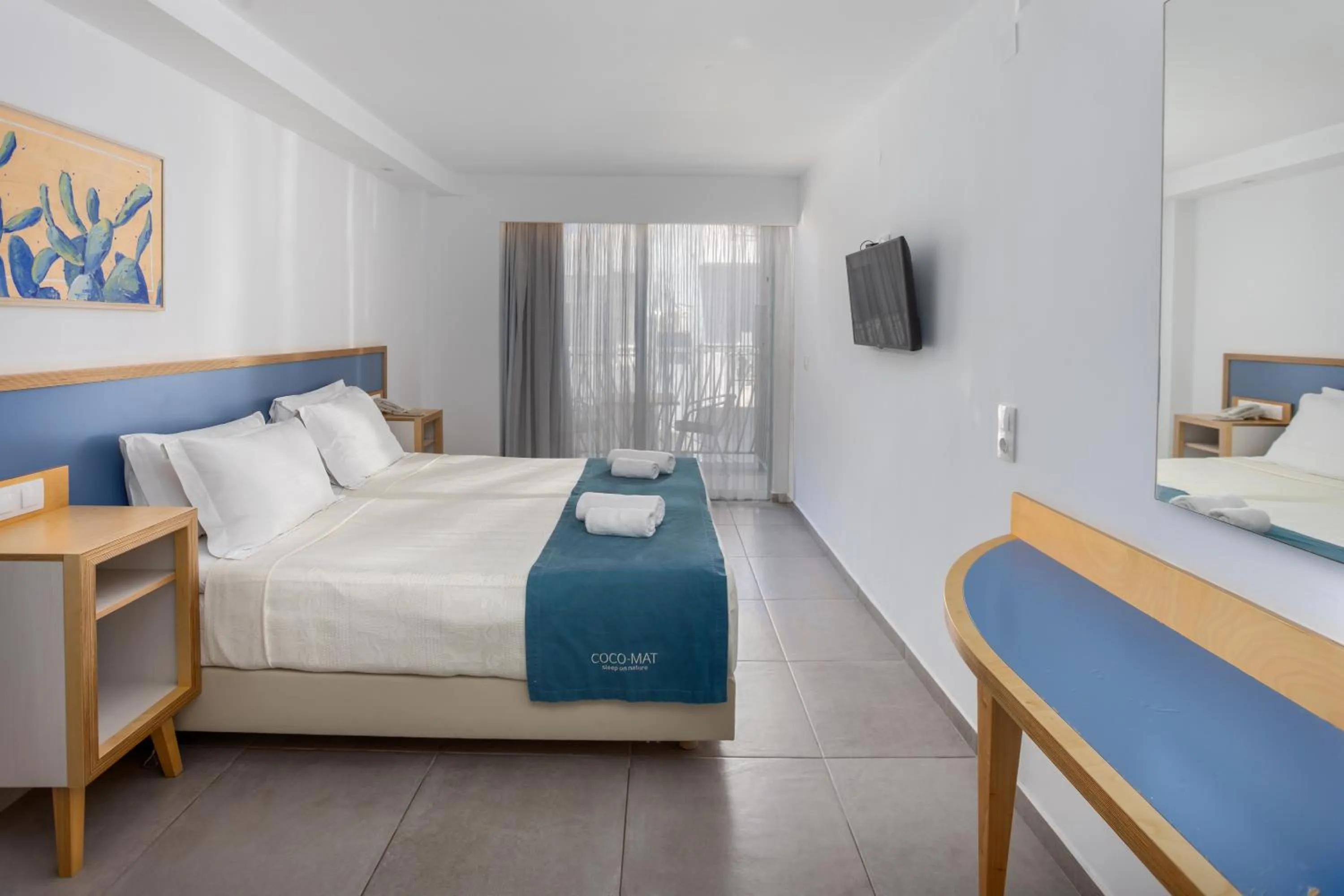 Bed in Alia Beach Hotel by Estia