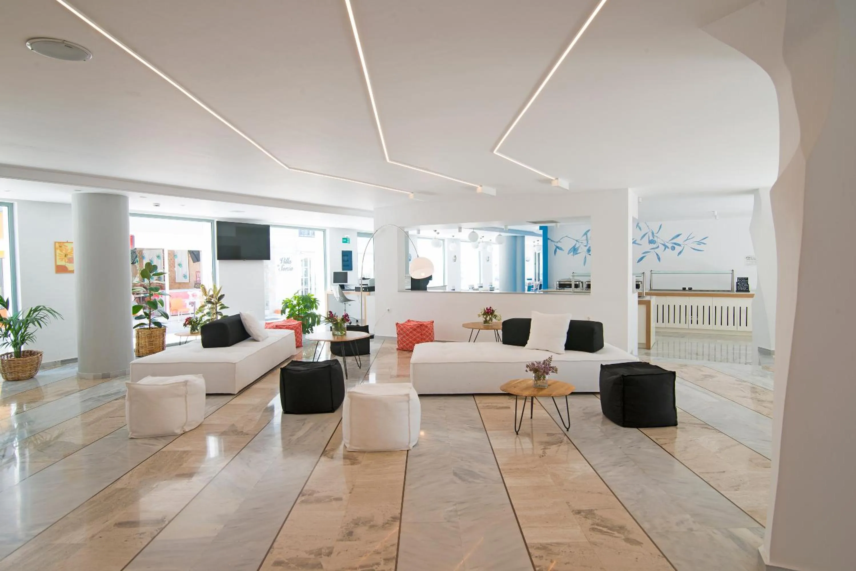 Living room in Alia Beach Hotel by Estia