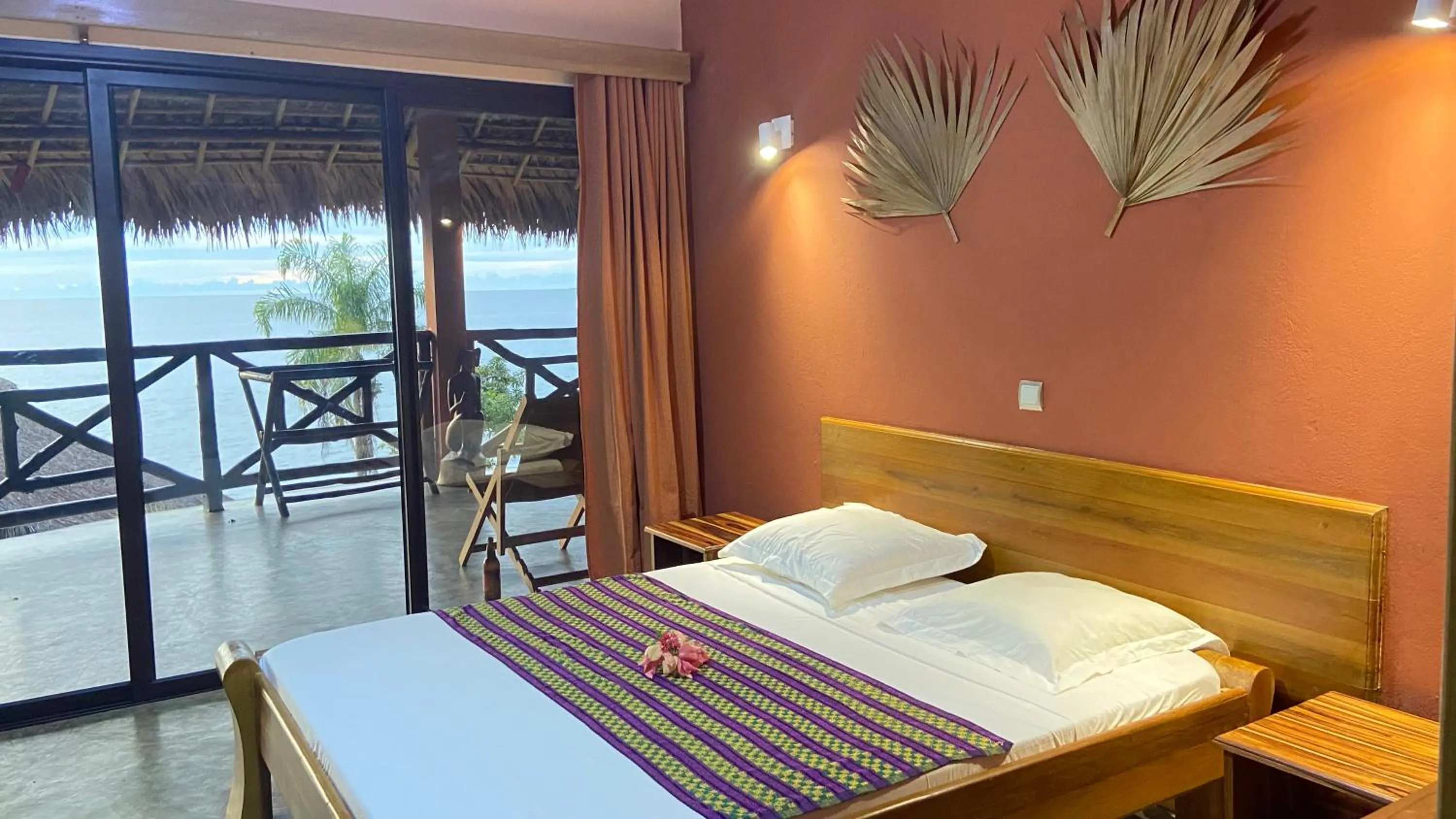 Bed in VERONIKA Resort Nosy Komba