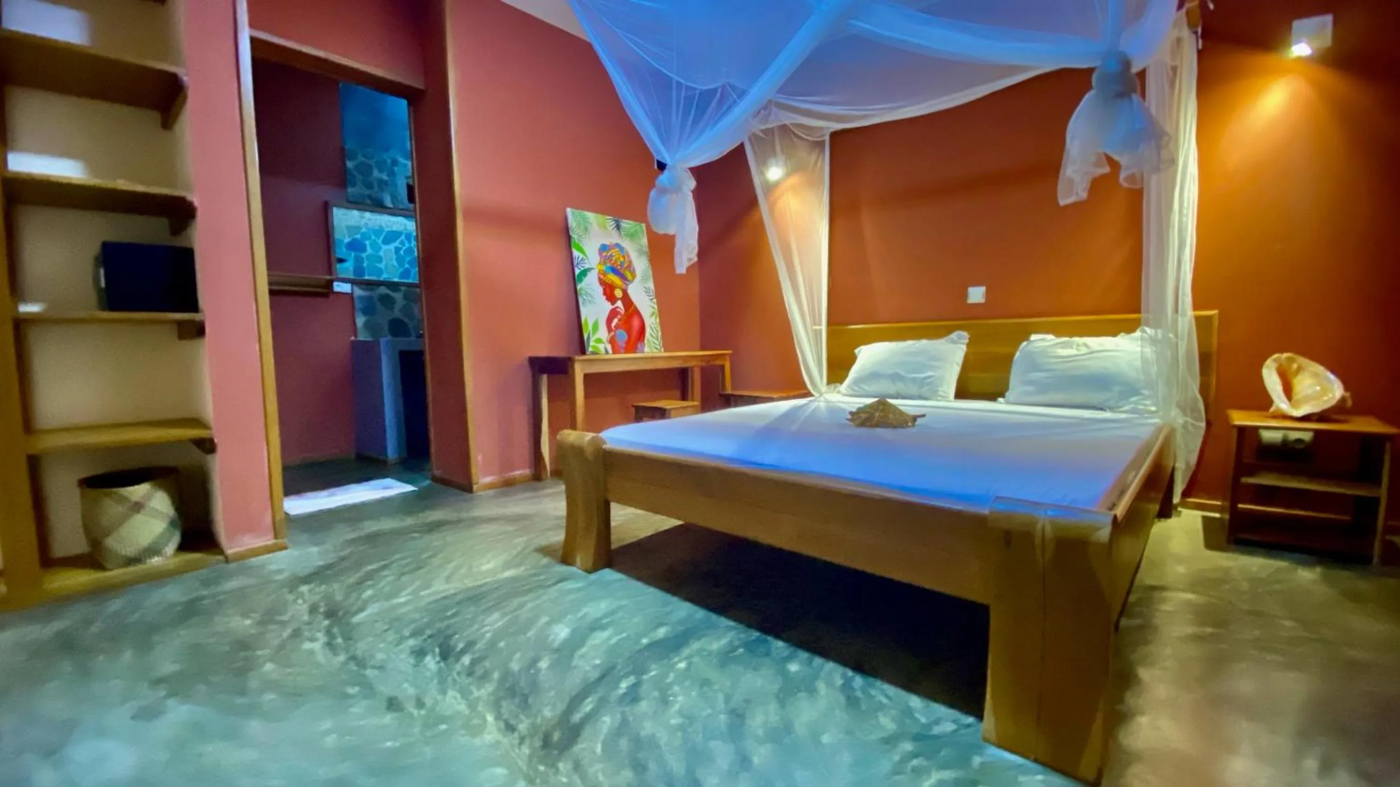 Bed in VERONIKA Resort Nosy Komba