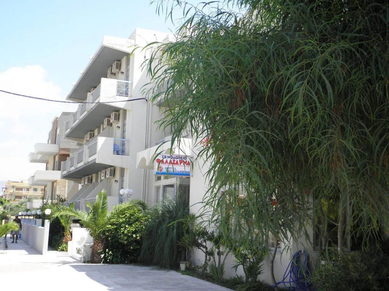 Facade/entrance in Falassarna Hotel