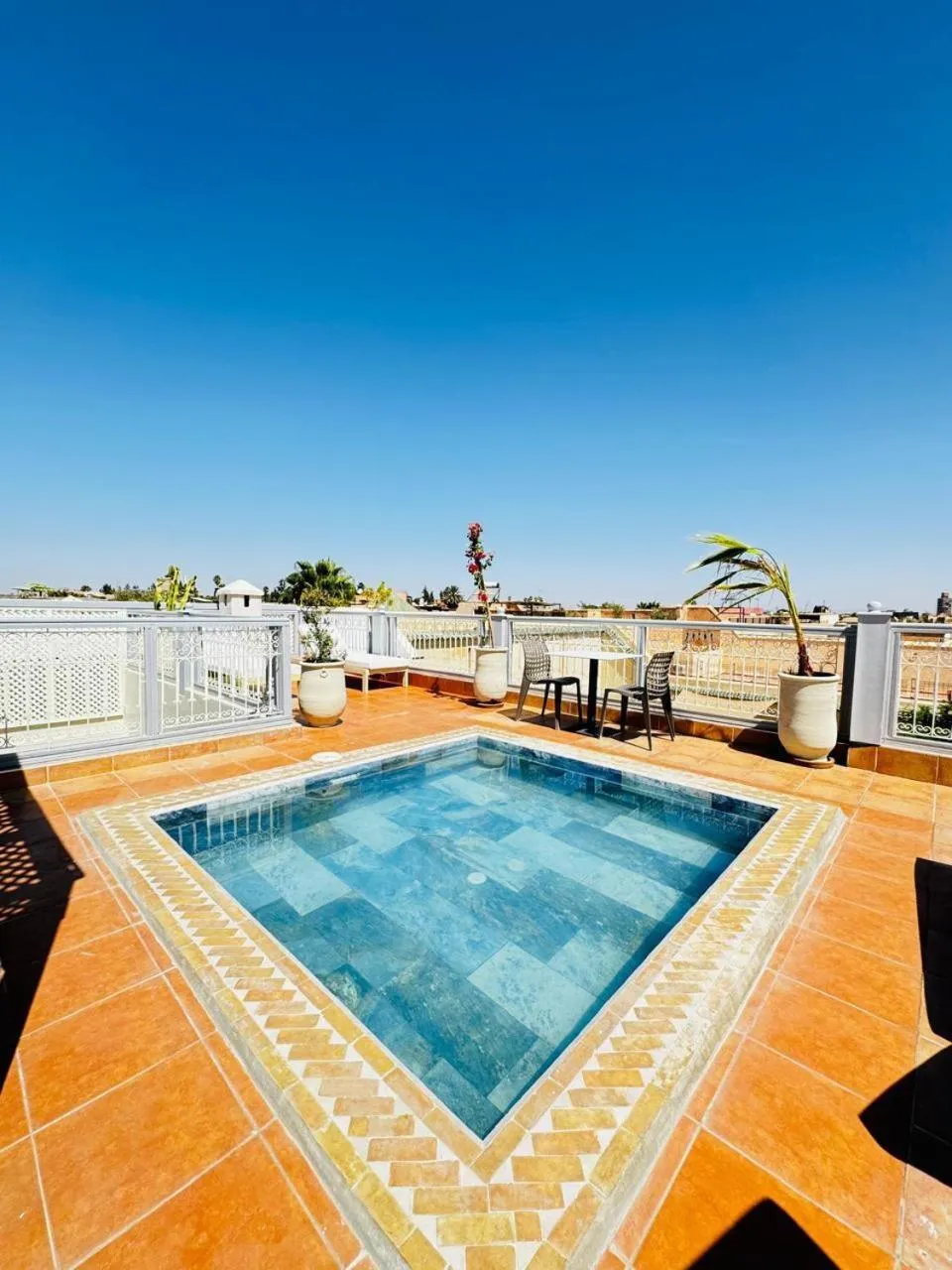 Pool view in Riad BB Marrakech