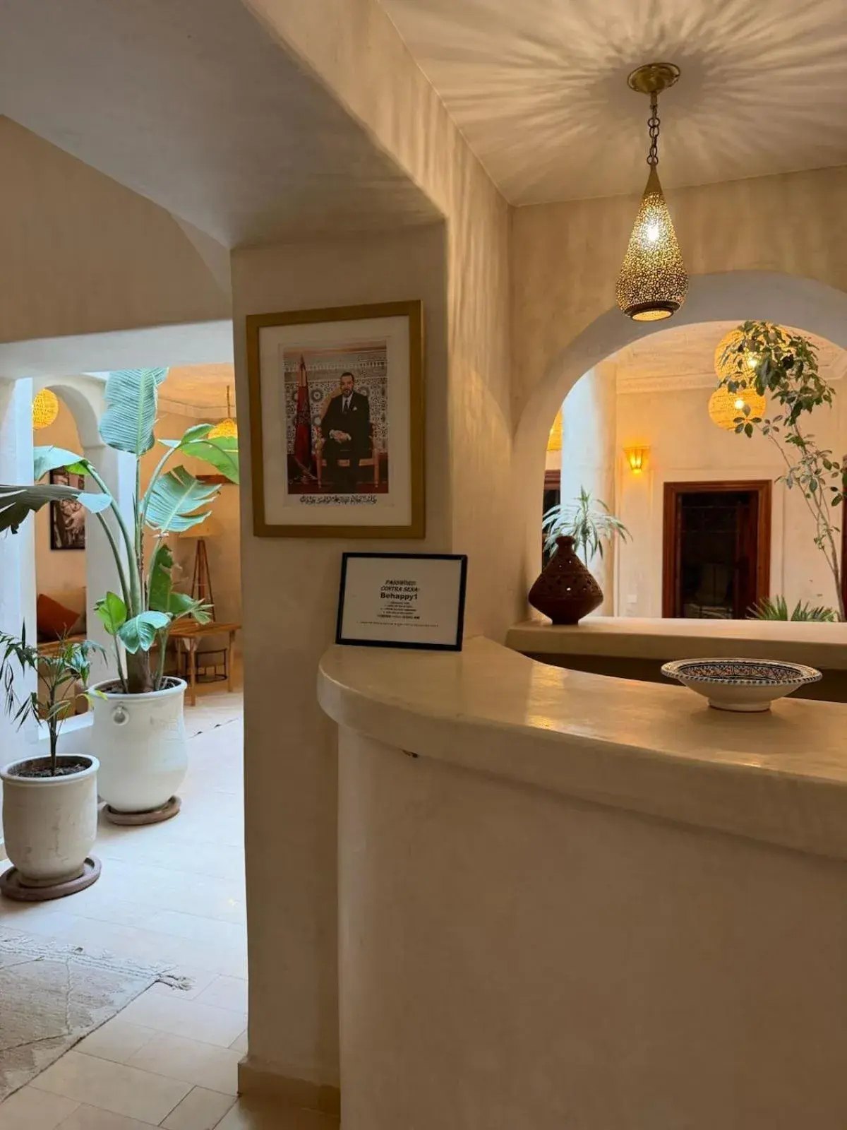 Lobby or reception in Riad BB Marrakech Lobby or reception in Riad BB Marrakech