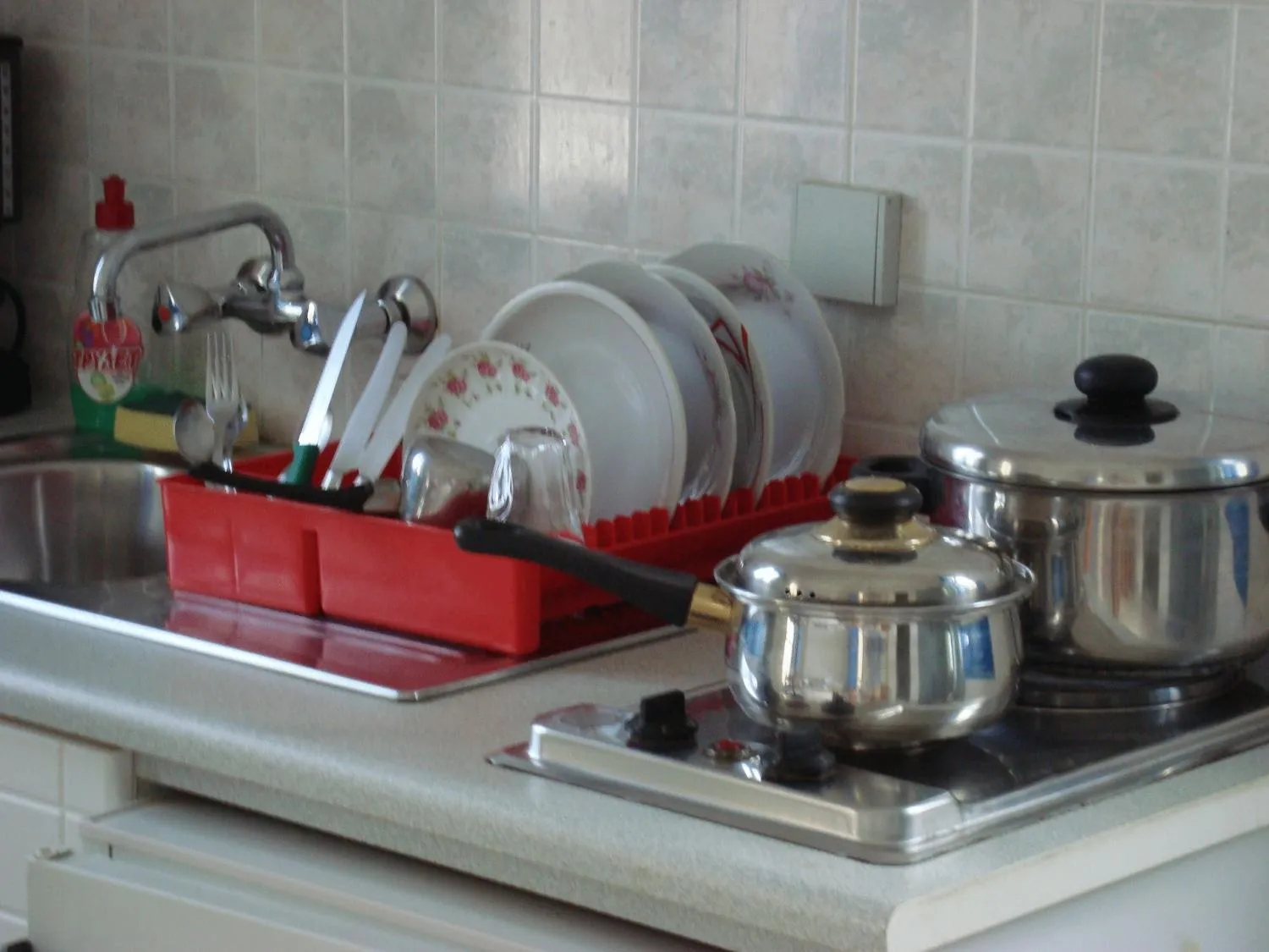 Kitchen or kitchenette in Creta Sun Hotel Studios