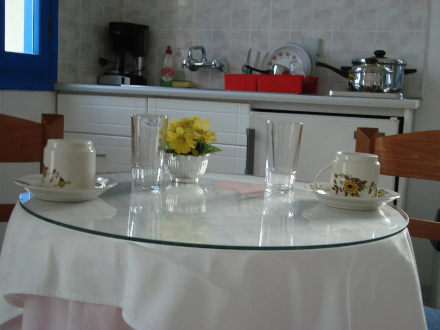 Dining area in Creta Sun Hotel Studios