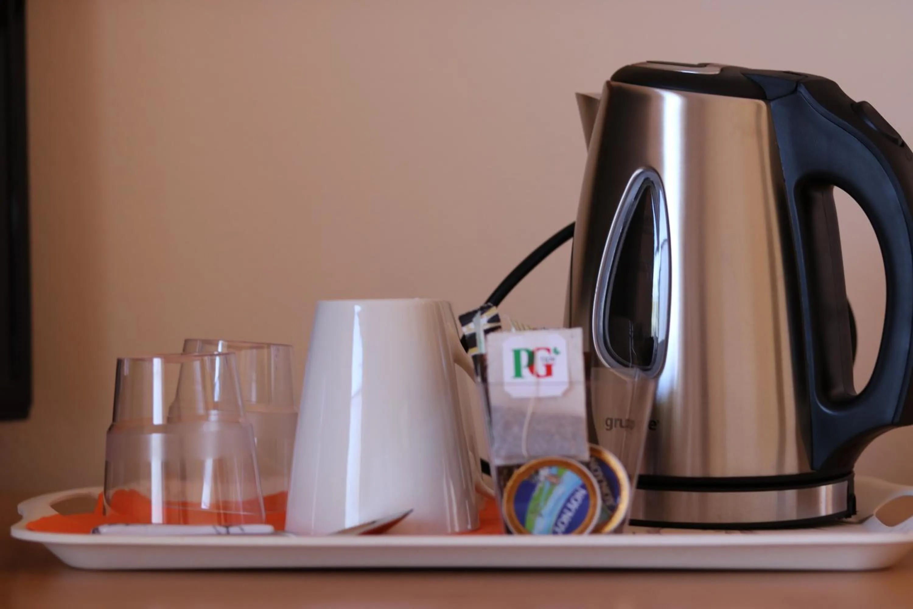 Coffee/tea facilities in Pegasus Hotel