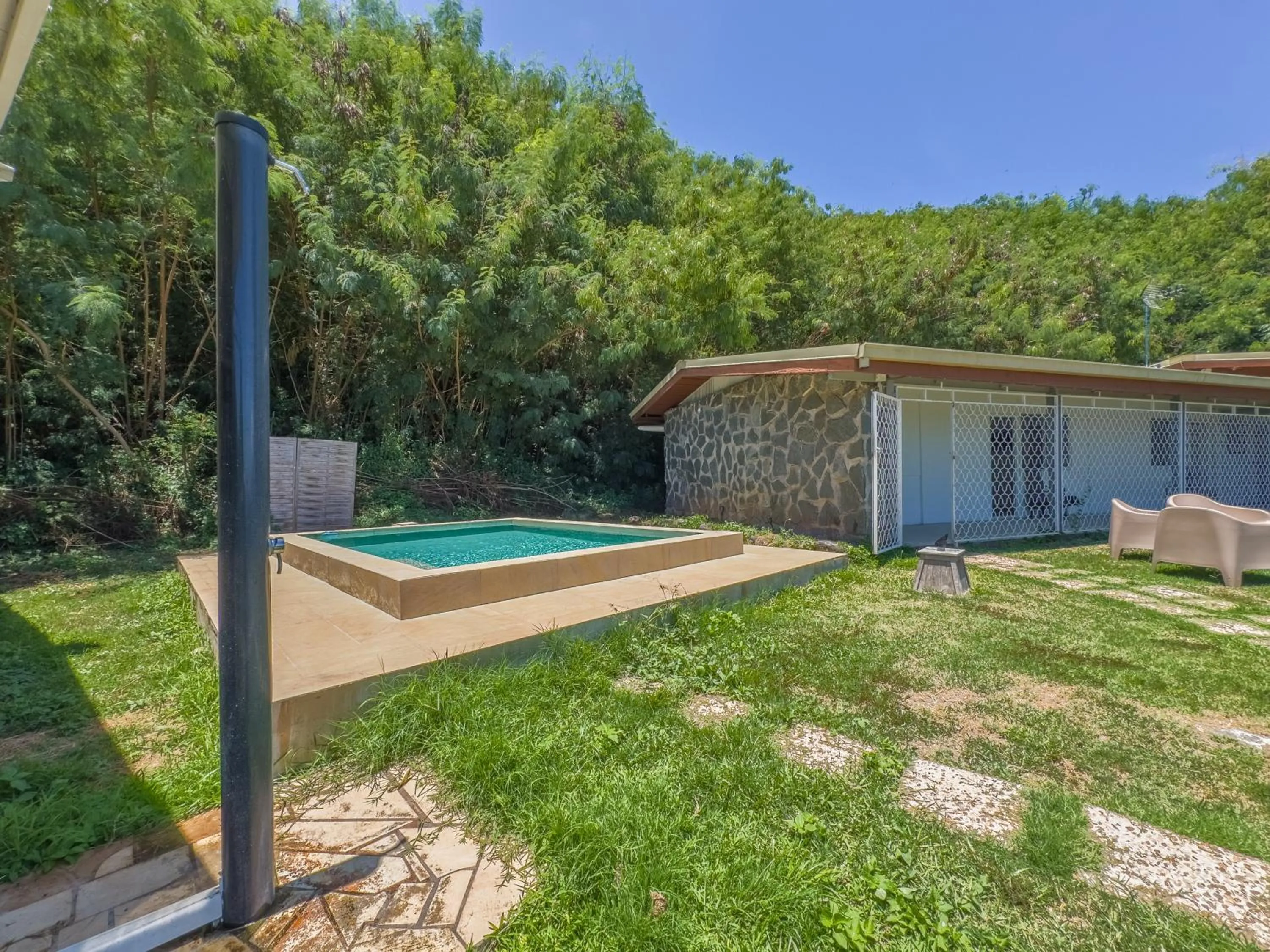 Garden in Temana Airport Faa'a,Tahiti