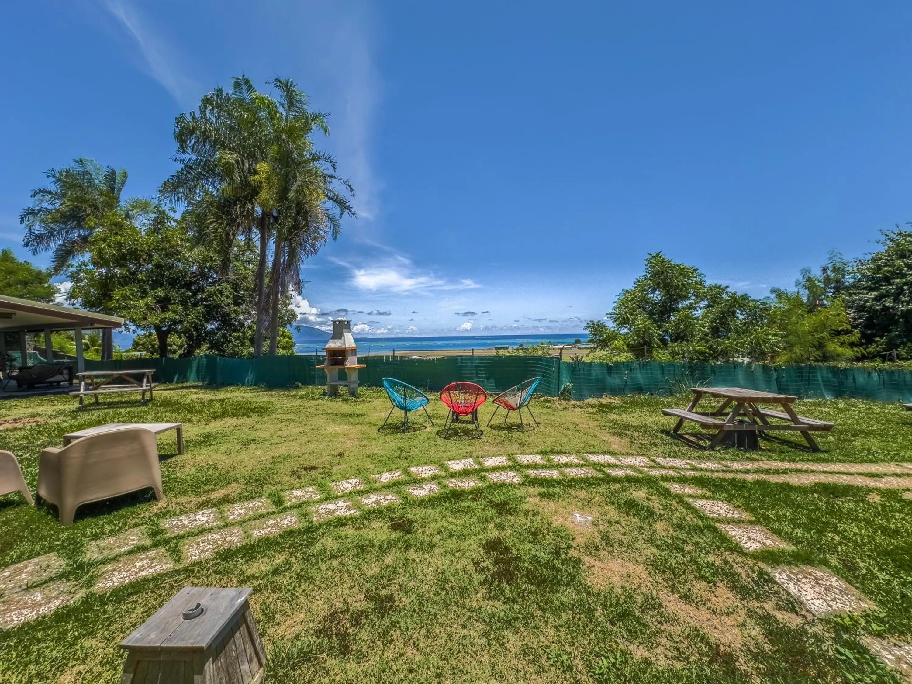 Garden in Temana Airport Faa'a,Tahiti
