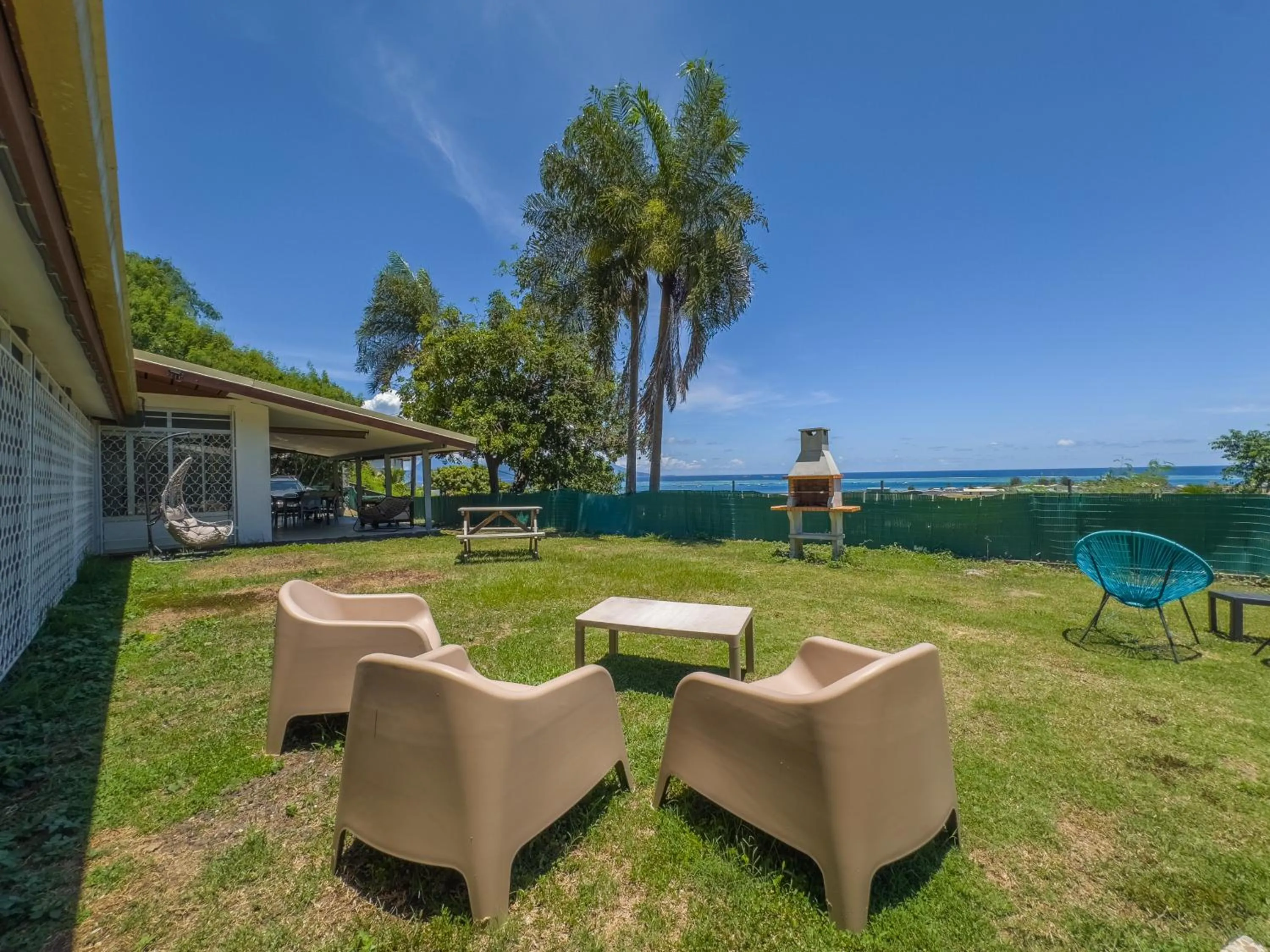 Garden in Temana Airport Faa'a,Tahiti
