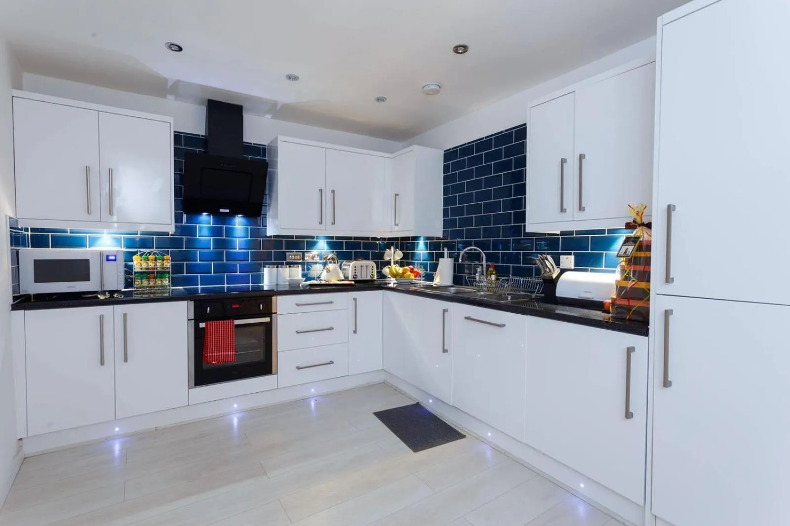 Kitchen or kitchenette in Nazarene apartments in Leeds