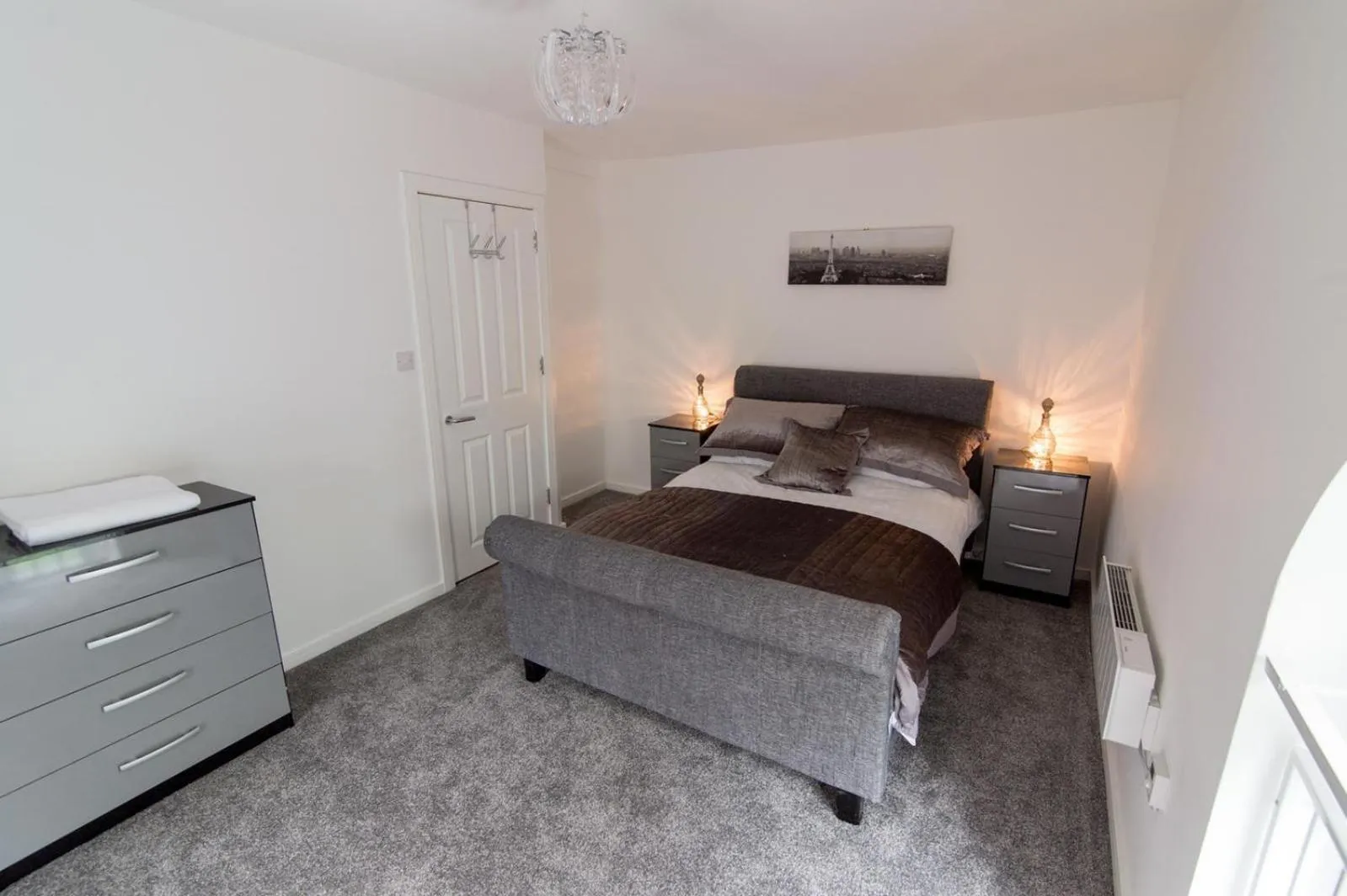 Bedroom, Bed in Nazarene apartments in Leeds