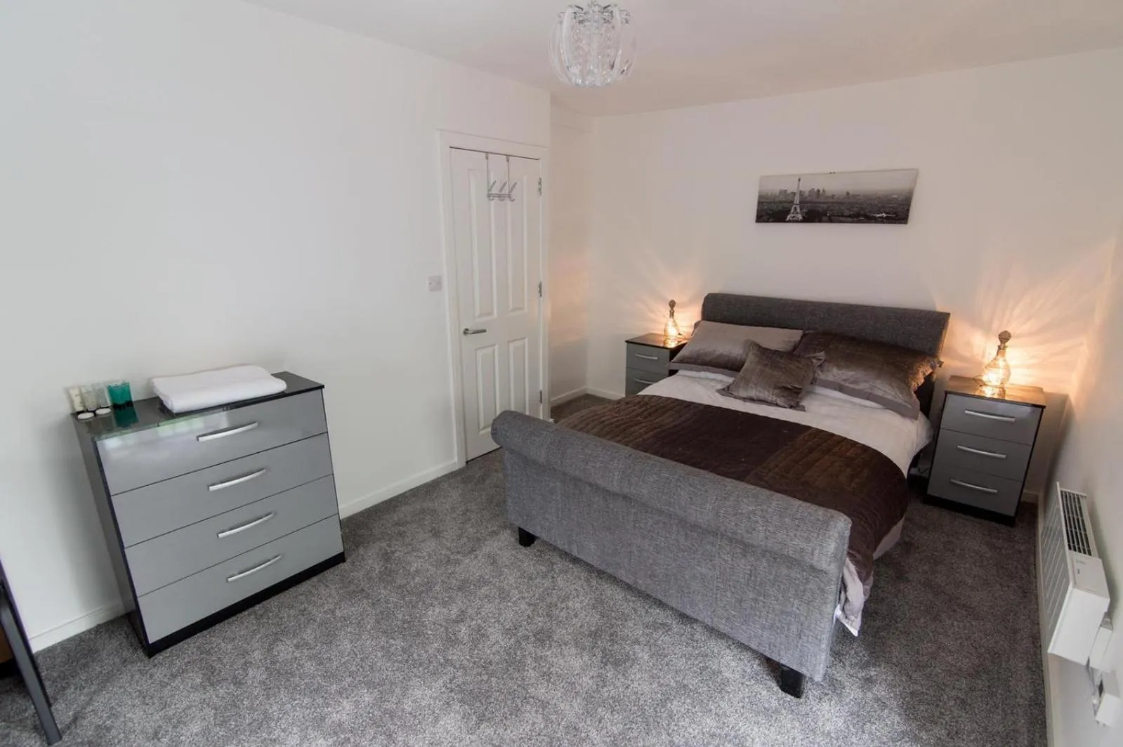 Bedroom, Bed in Nazarene apartments in Leeds