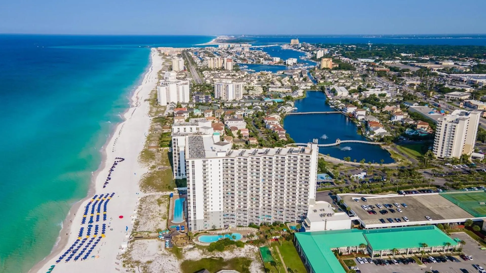 Bird's eye view in Pelican Beach 1504 by Pelican Beach Management