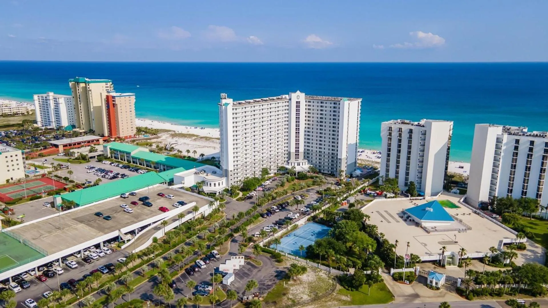 Bird's eye view in Pelican Beach 1504 by Pelican Beach Management