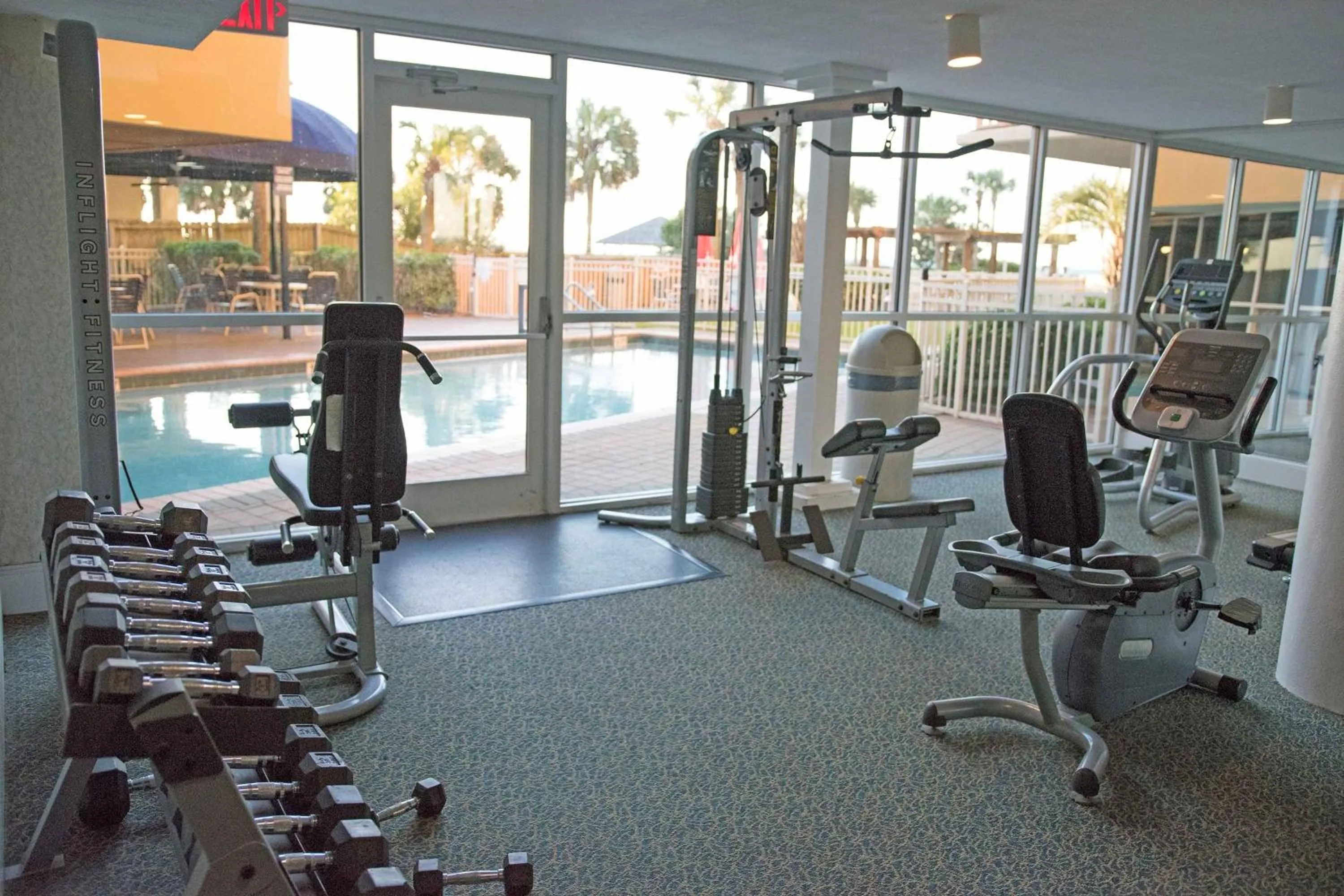 Fitness centre/facilities in Pelican Beach 1504 by Pelican Beach Management