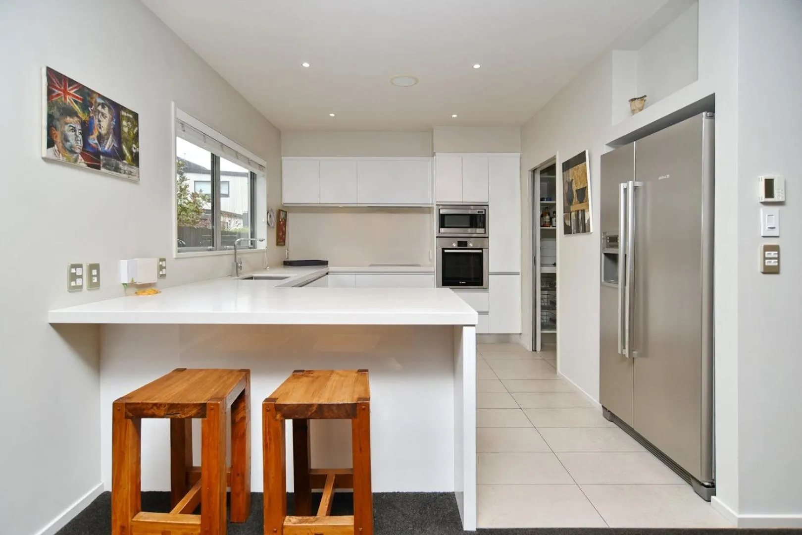 Kitchen or kitchenette in Jeffreys Road - Christchurch Holiday Homes