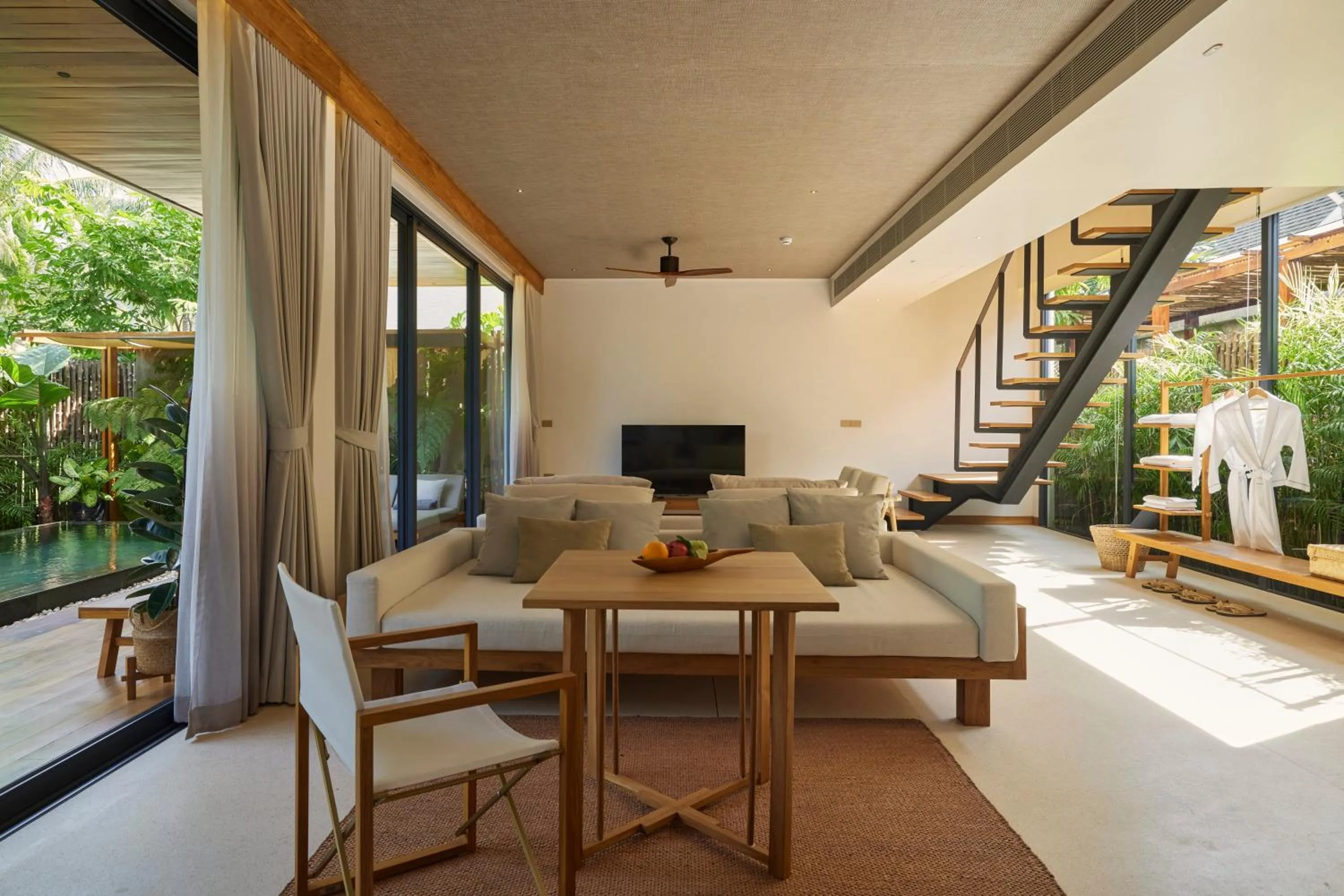 Living room in The Retreat Koh Chang, an SLH Hotel