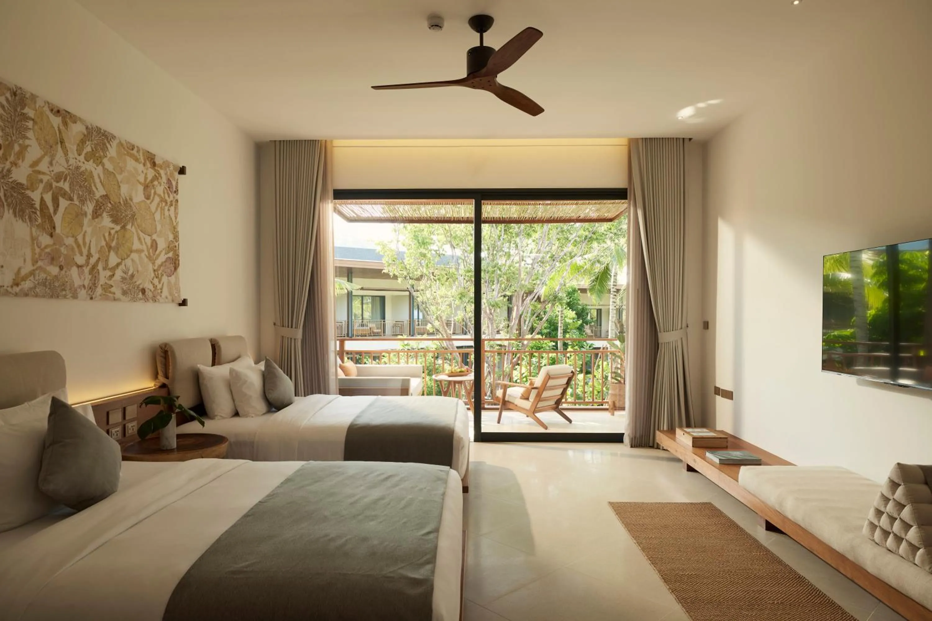 Bed in The Retreat Koh Chang, an SLH Hotel