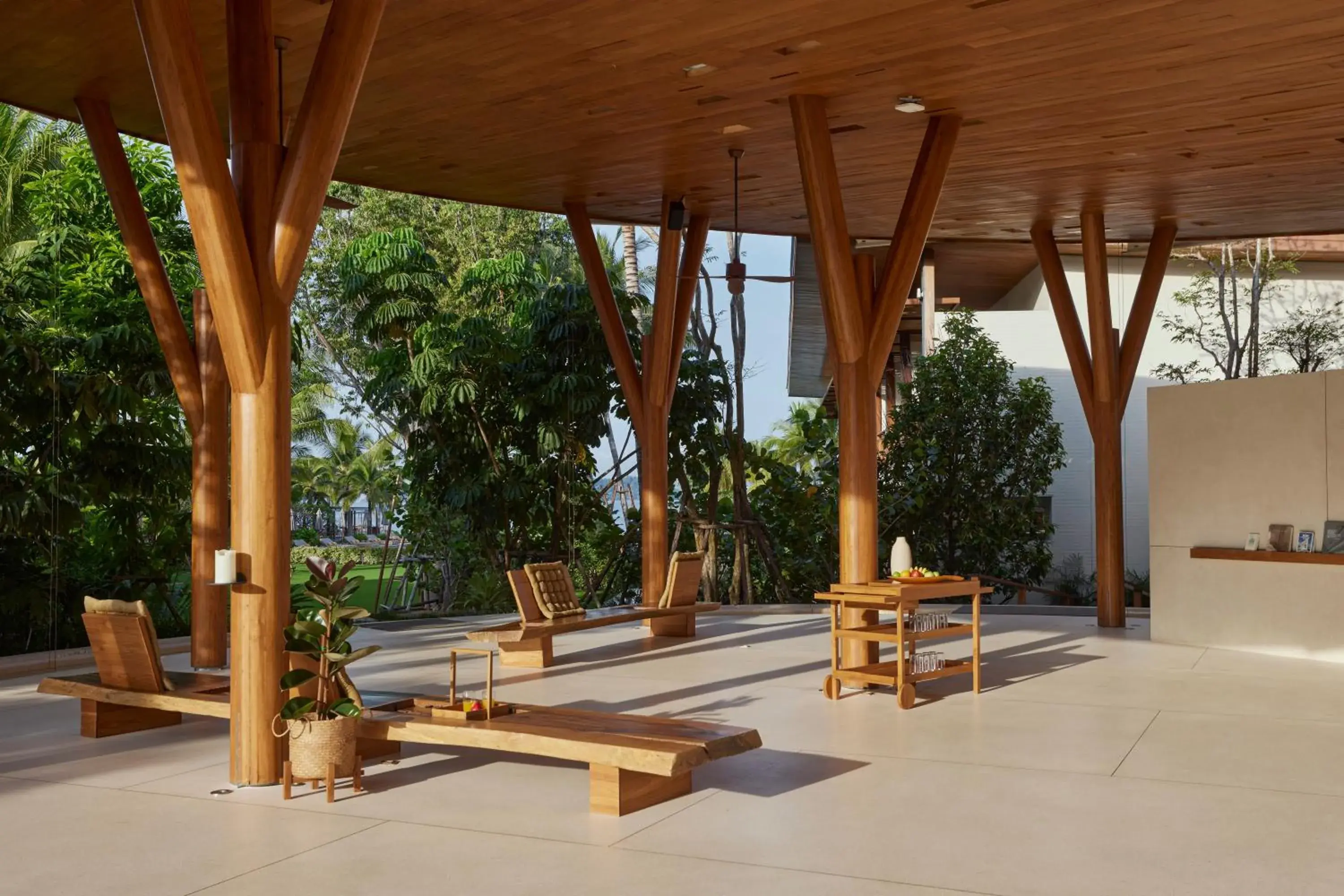 Lobby or reception in The Retreat Koh Chang, an SLH Hotel Lobby or reception in The Retreat Koh Chang, an SLH Hotel