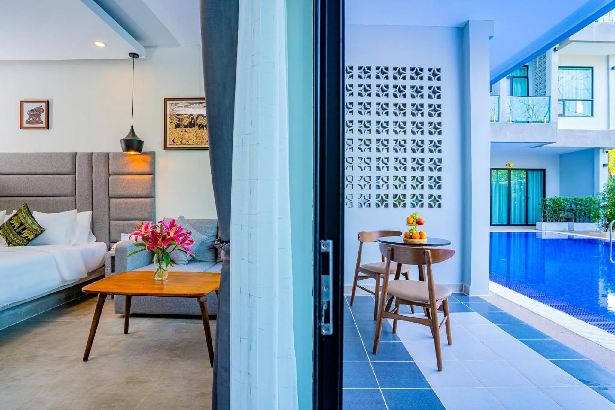 Pool view in Rainforest Hotel by NSUN