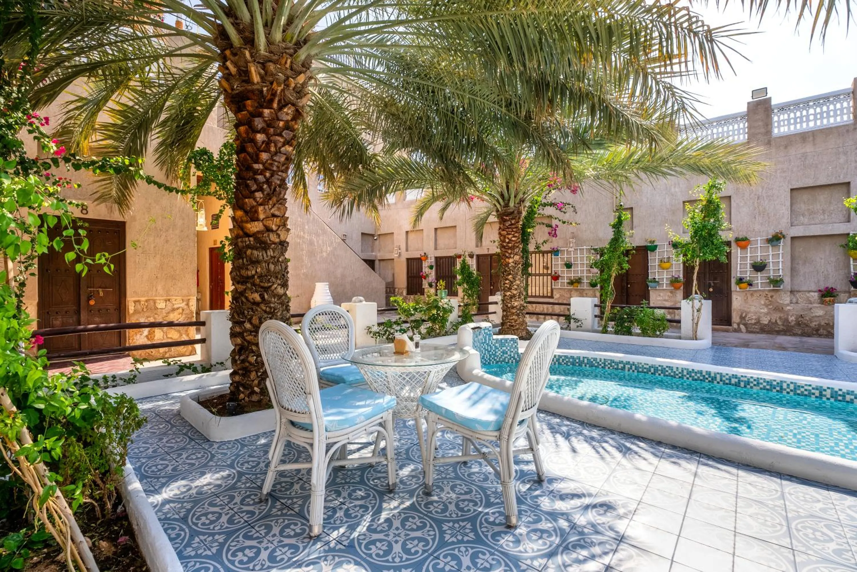 Patio in Arabian Boutique Hotel
