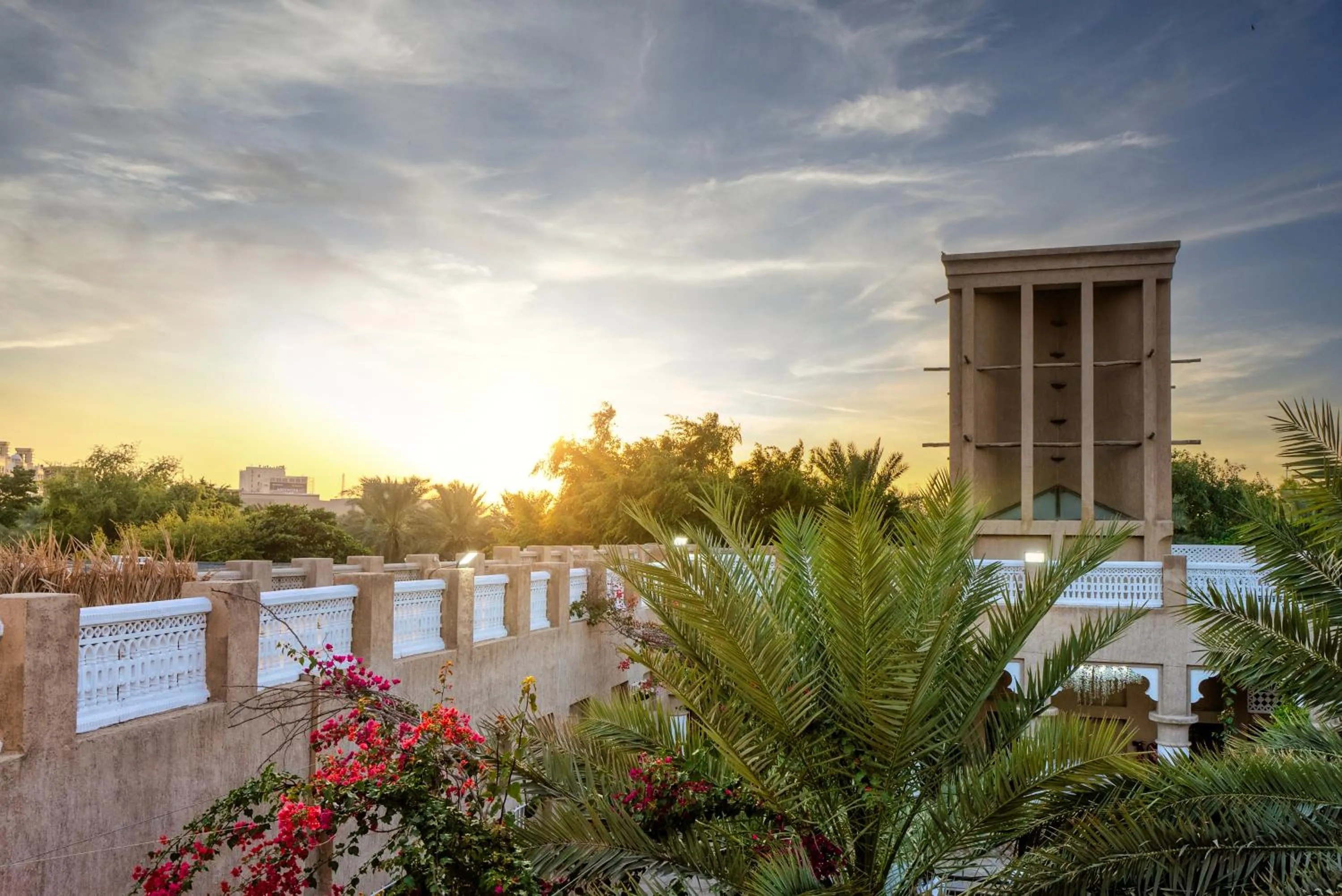 Garden view in Arabian Boutique Hotel