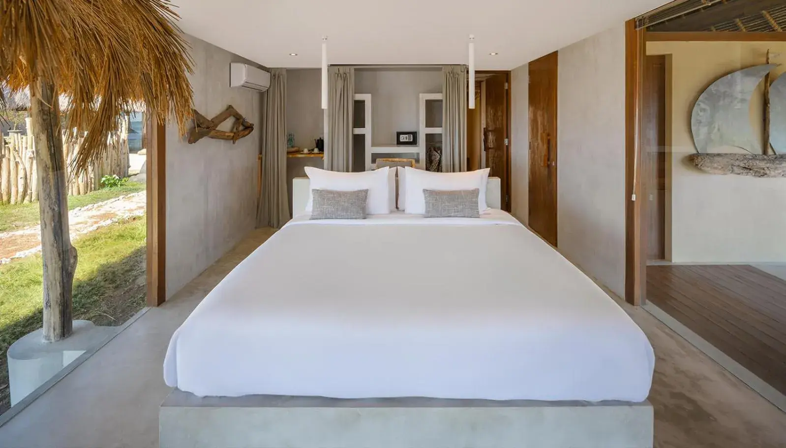 Bedroom, Bed in Bleu MATHIS Gili Asahan Bedroom, Bed in Bleu MATHIS Gili Asahan