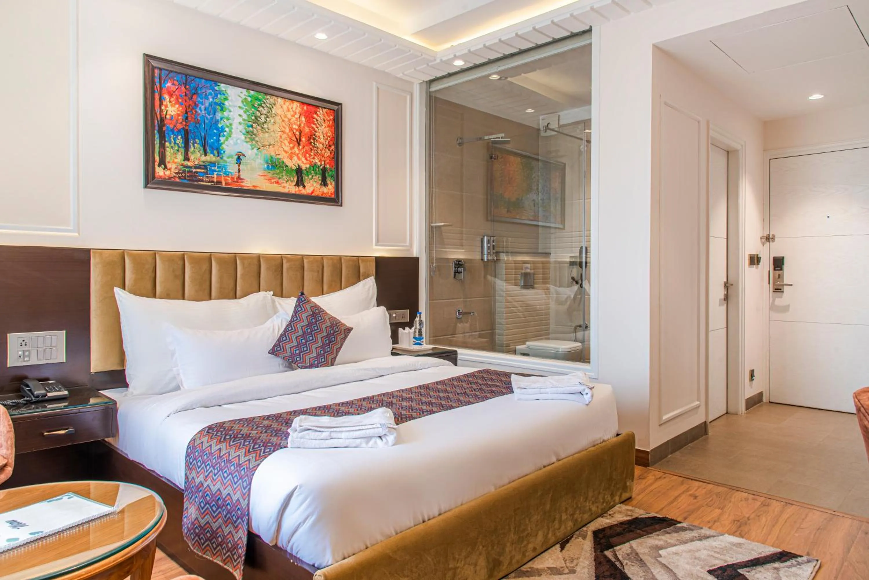 Bathroom, Bed in AnantVilas Shimla Hills