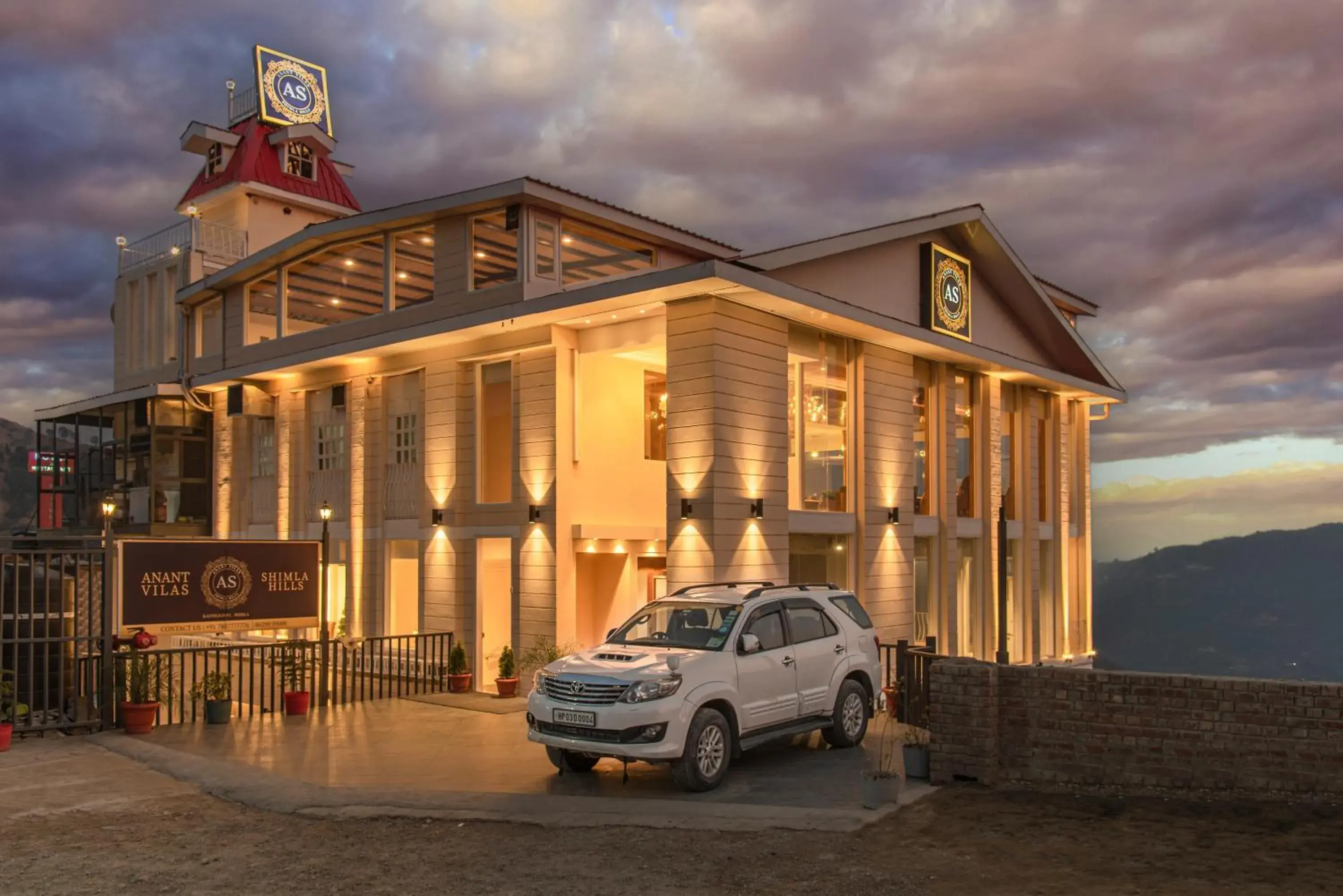 Facade/entrance in AnantVilas Shimla Hills Facade/entrance in AnantVilas Shimla Hills