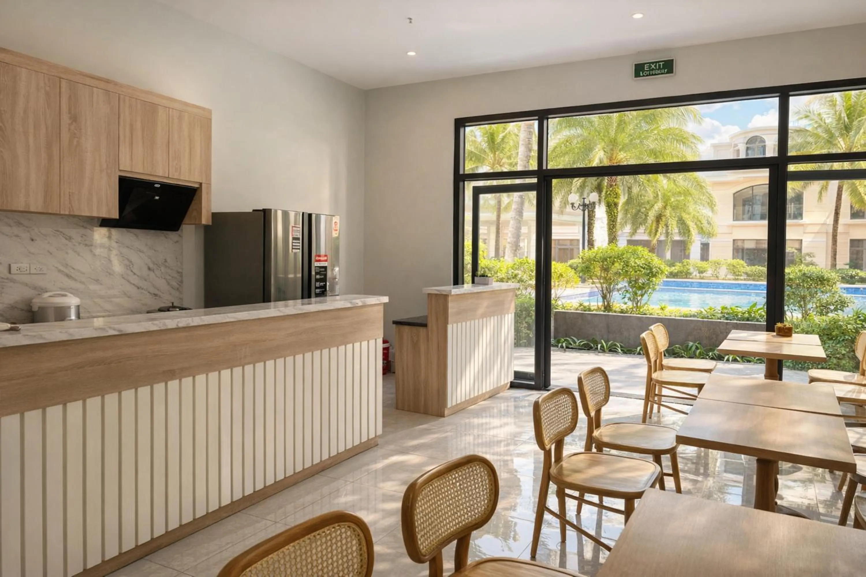 Pool view in Vu Gia Hotel Phu Quoc