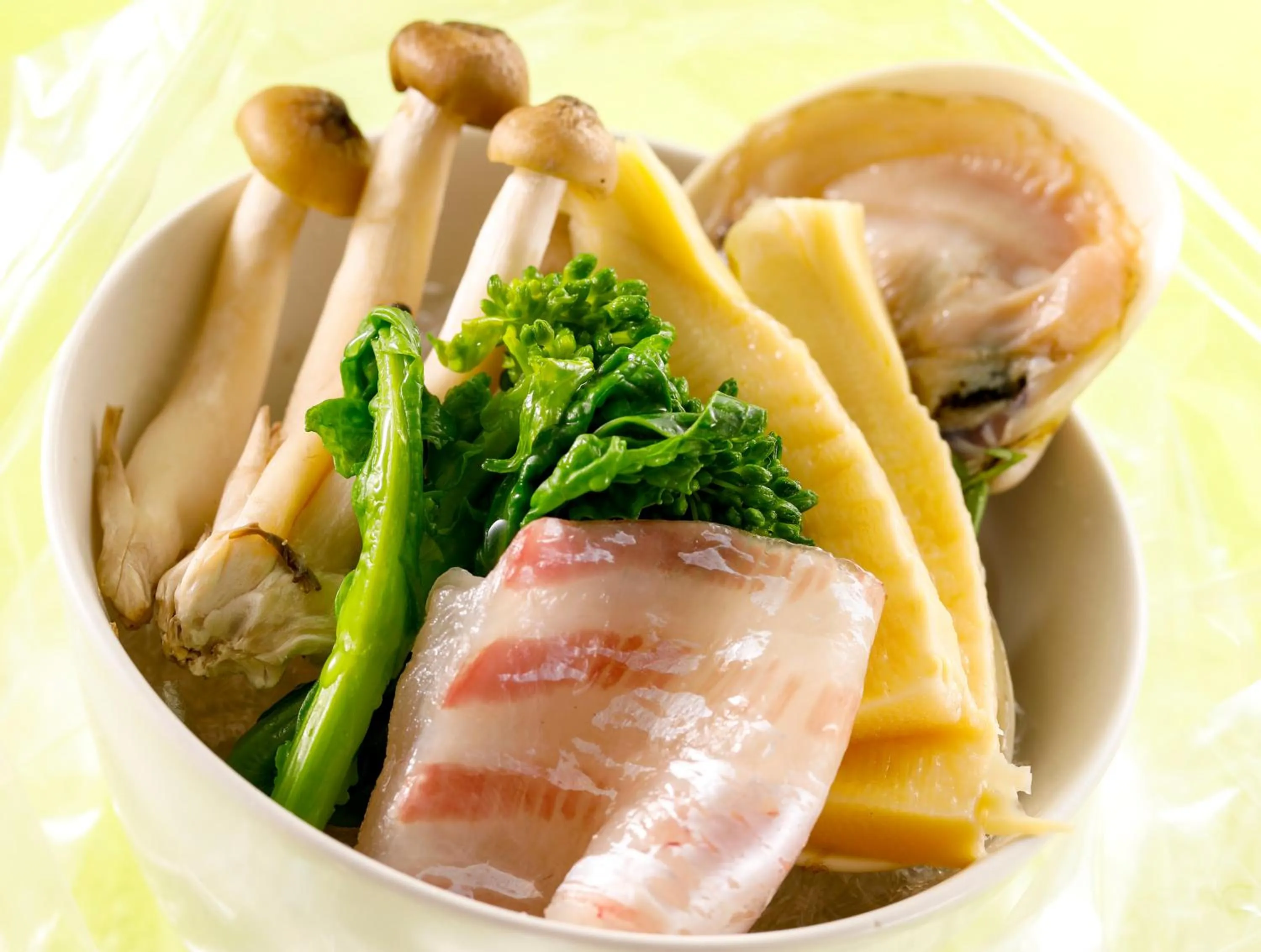 Food in glampark Keburikawa Kyoto