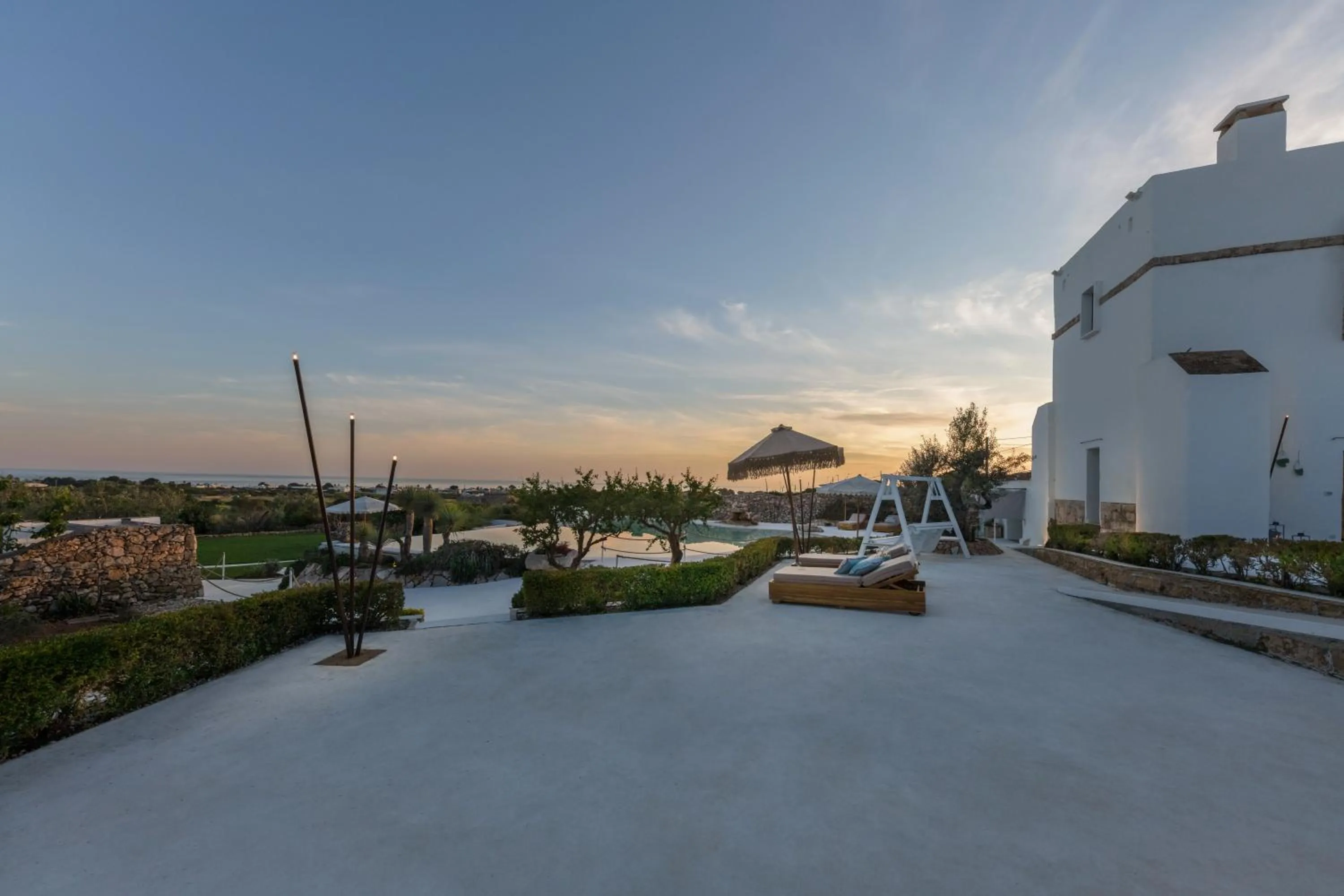 Natural landscape in Masseria Samenti