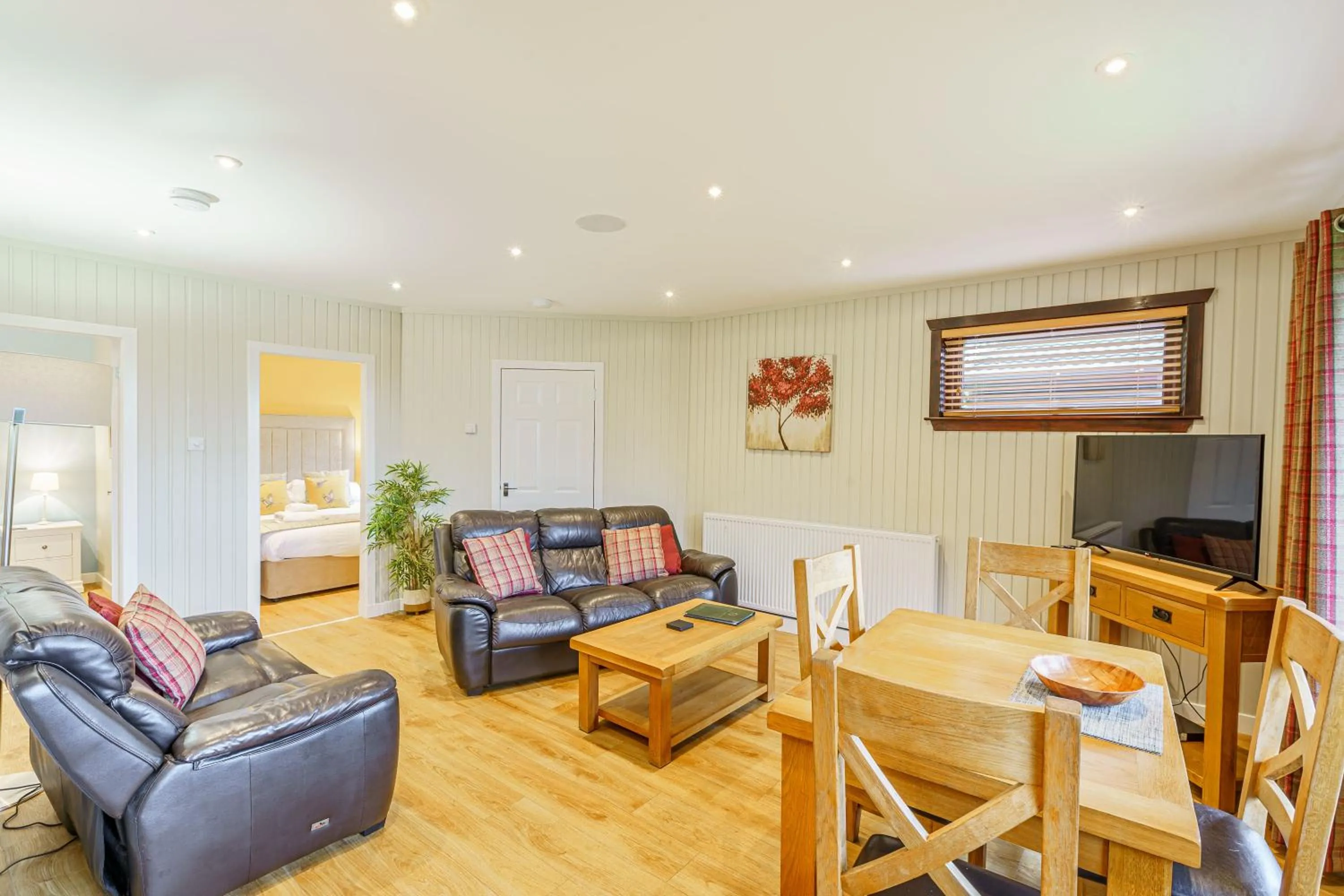 TV and multimedia in Birch Lodge 19 with Hot Tub