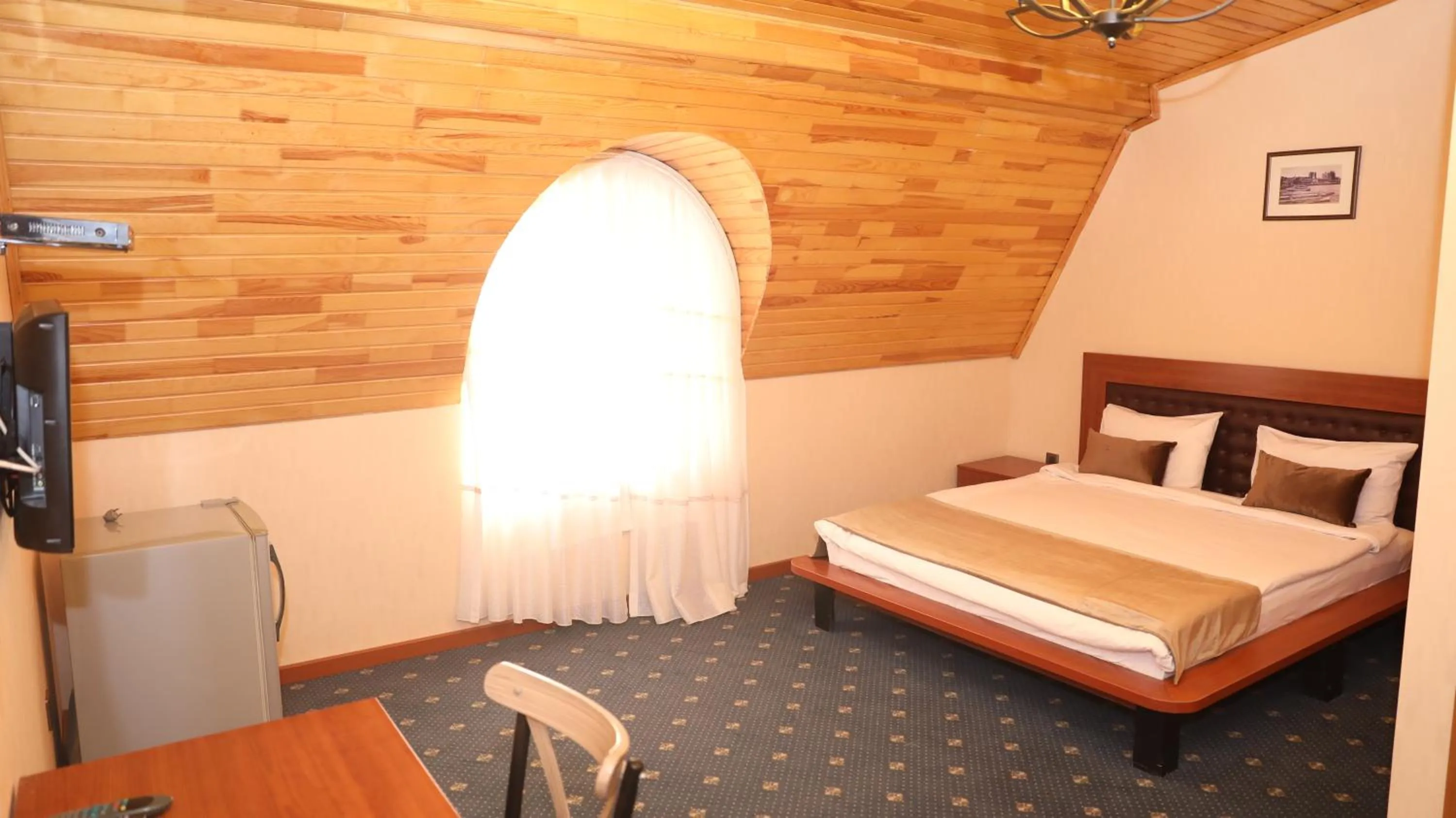 Bed in Port Hotel Baku