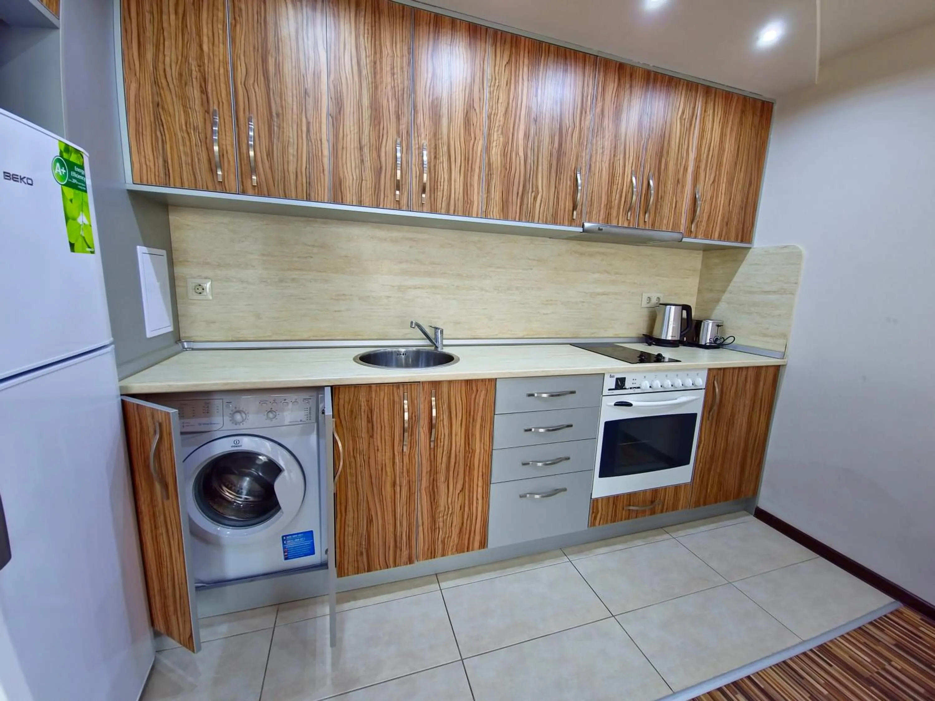 Kitchen or kitchenette in Diamond Beach Sarafovo by KP