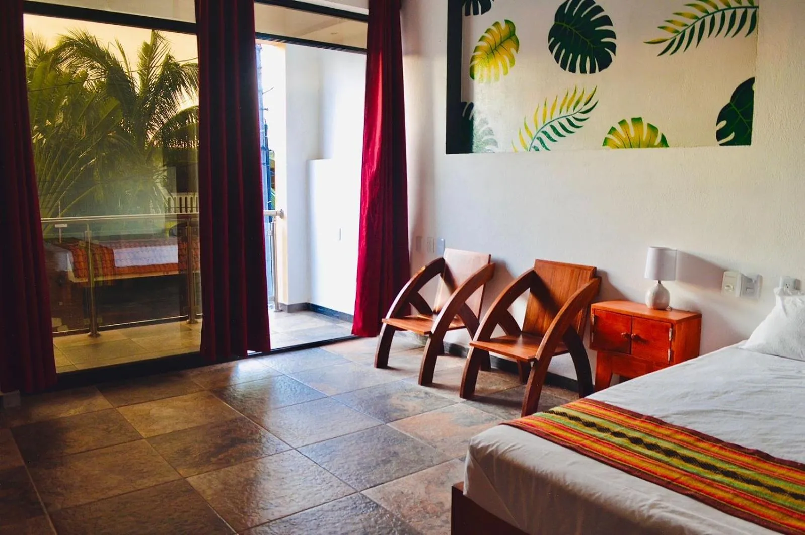 Bed in Hotel Axolotl