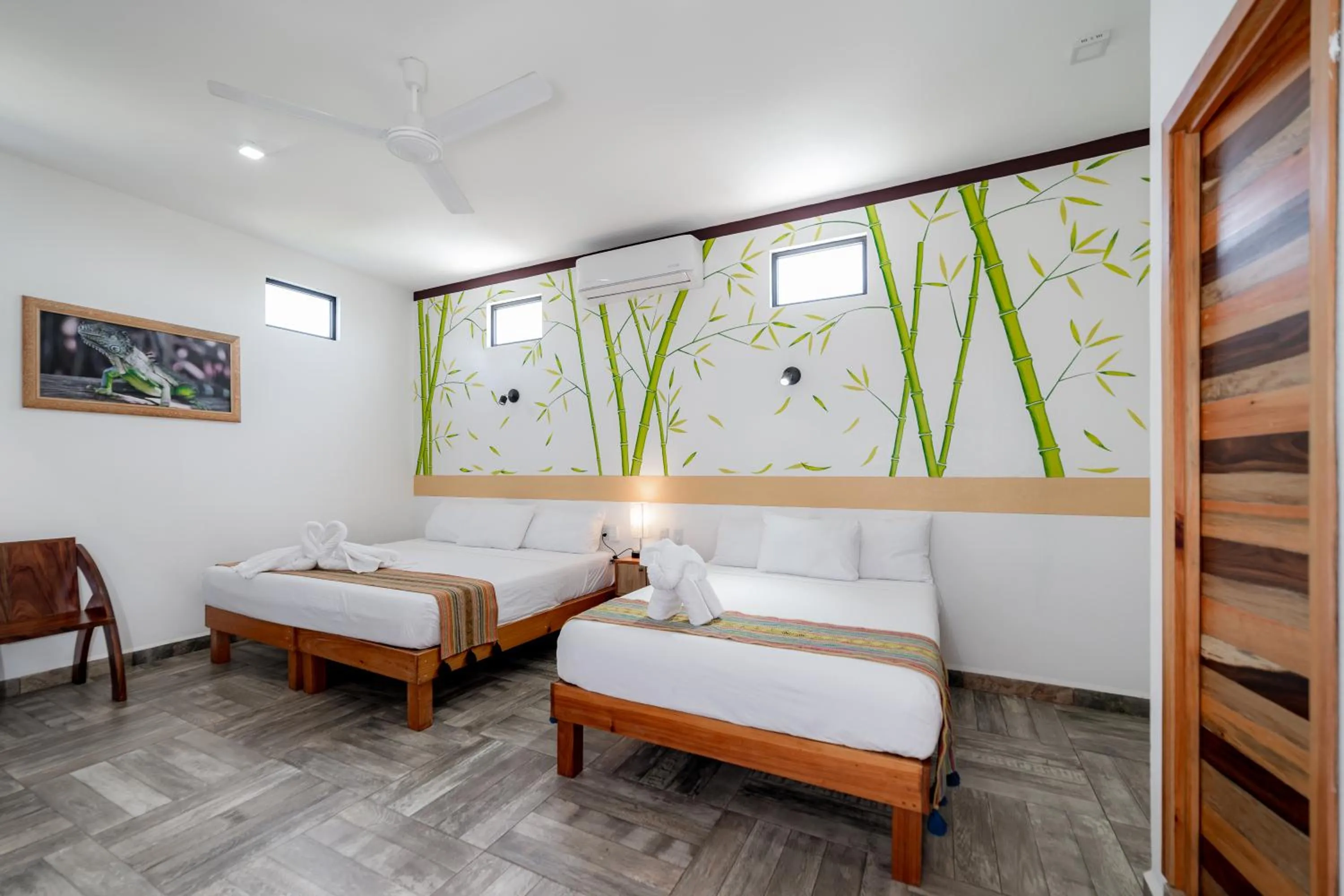 Bed in Hotel Axolotl