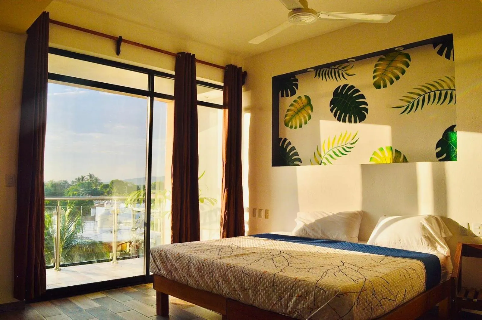 Bed in Hotel Axolotl