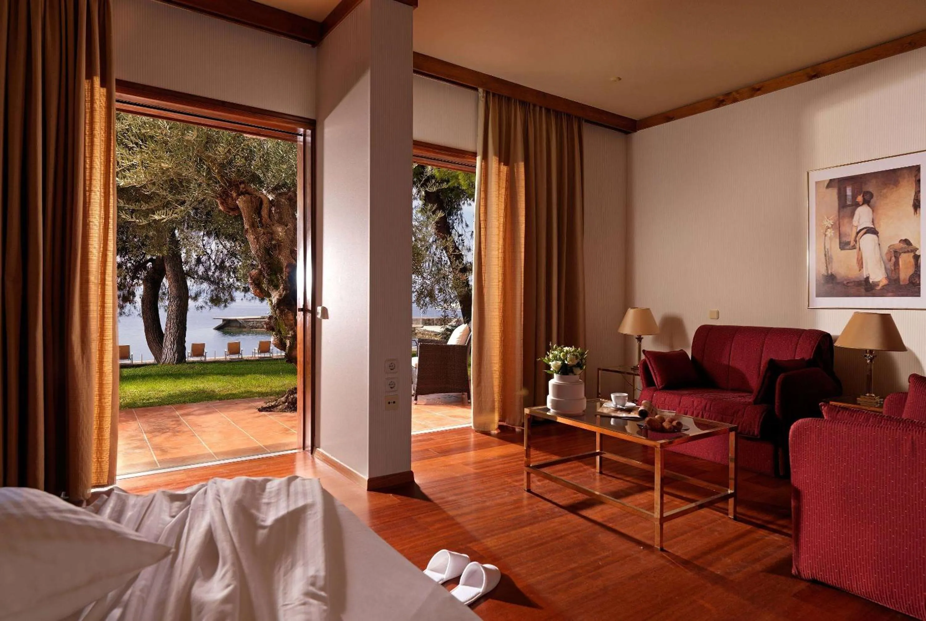 Bed in Wyndham Loutraki Poseidon Resort