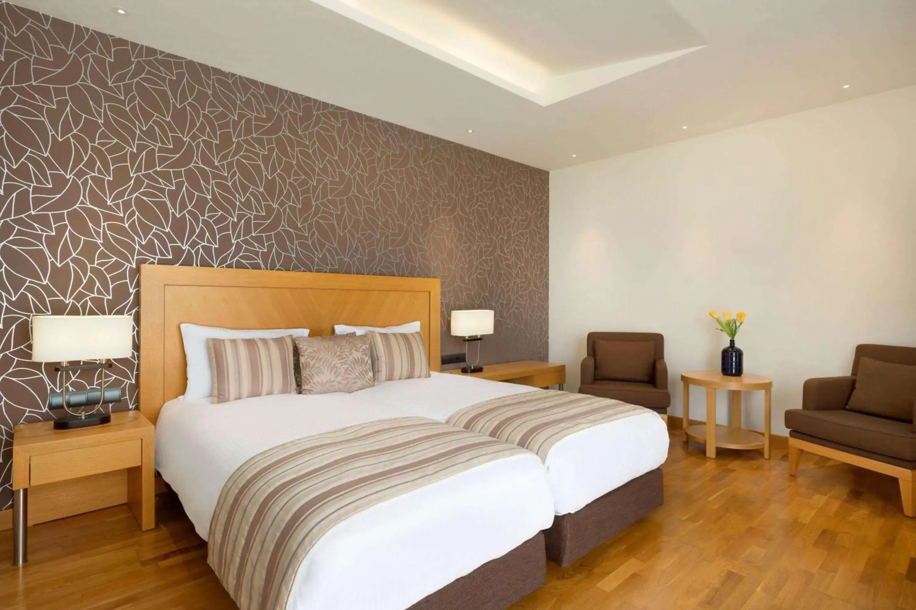 Bed in Wyndham Loutraki Poseidon Resort Bed in Wyndham Loutraki Poseidon Resort